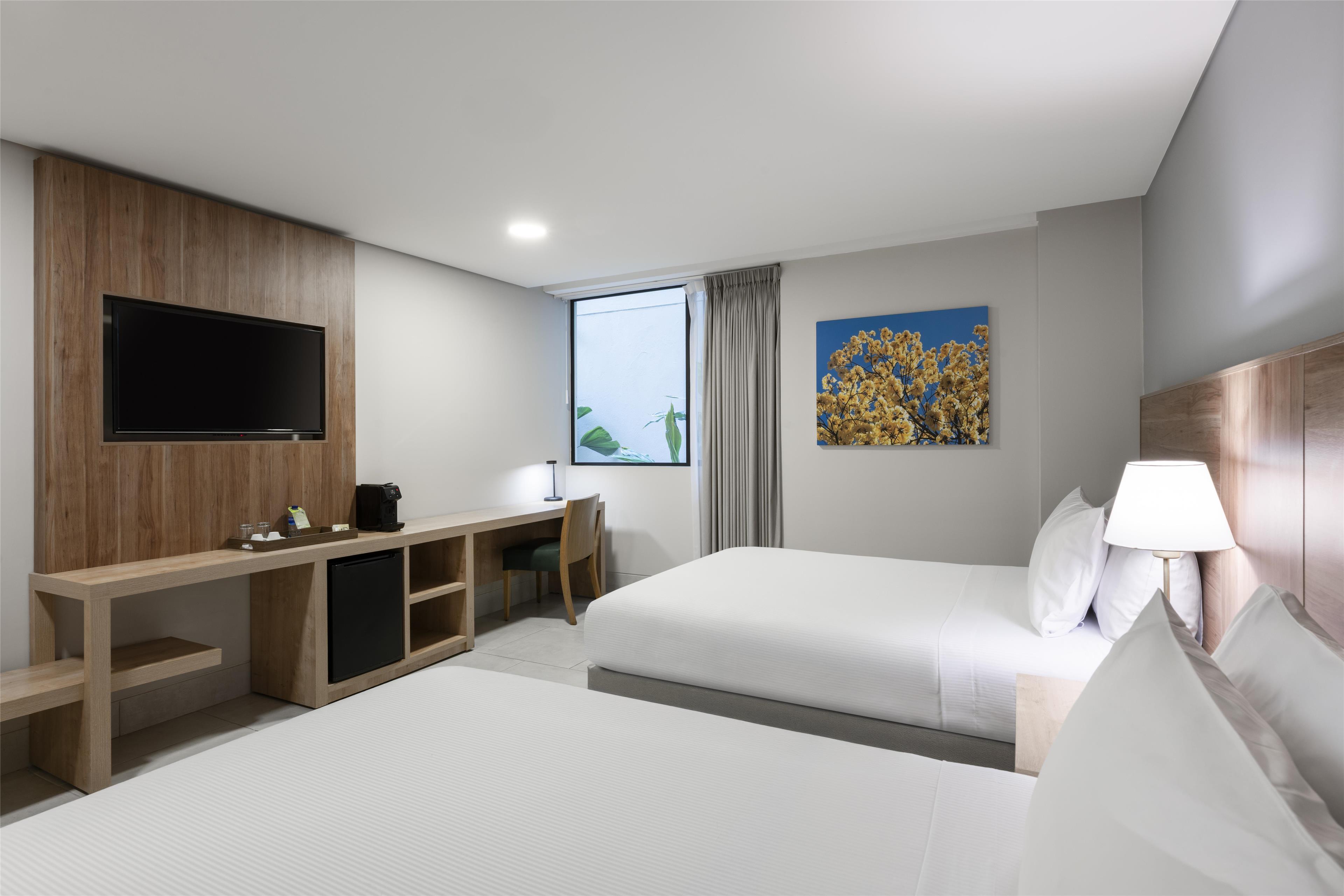 Twin Two Double Beds