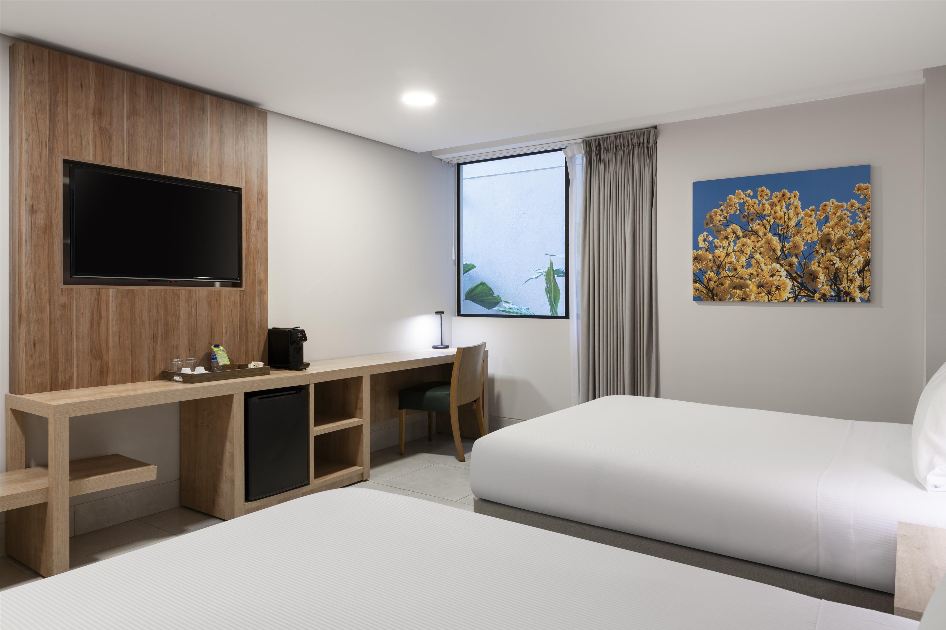 Twin Two Double Beds