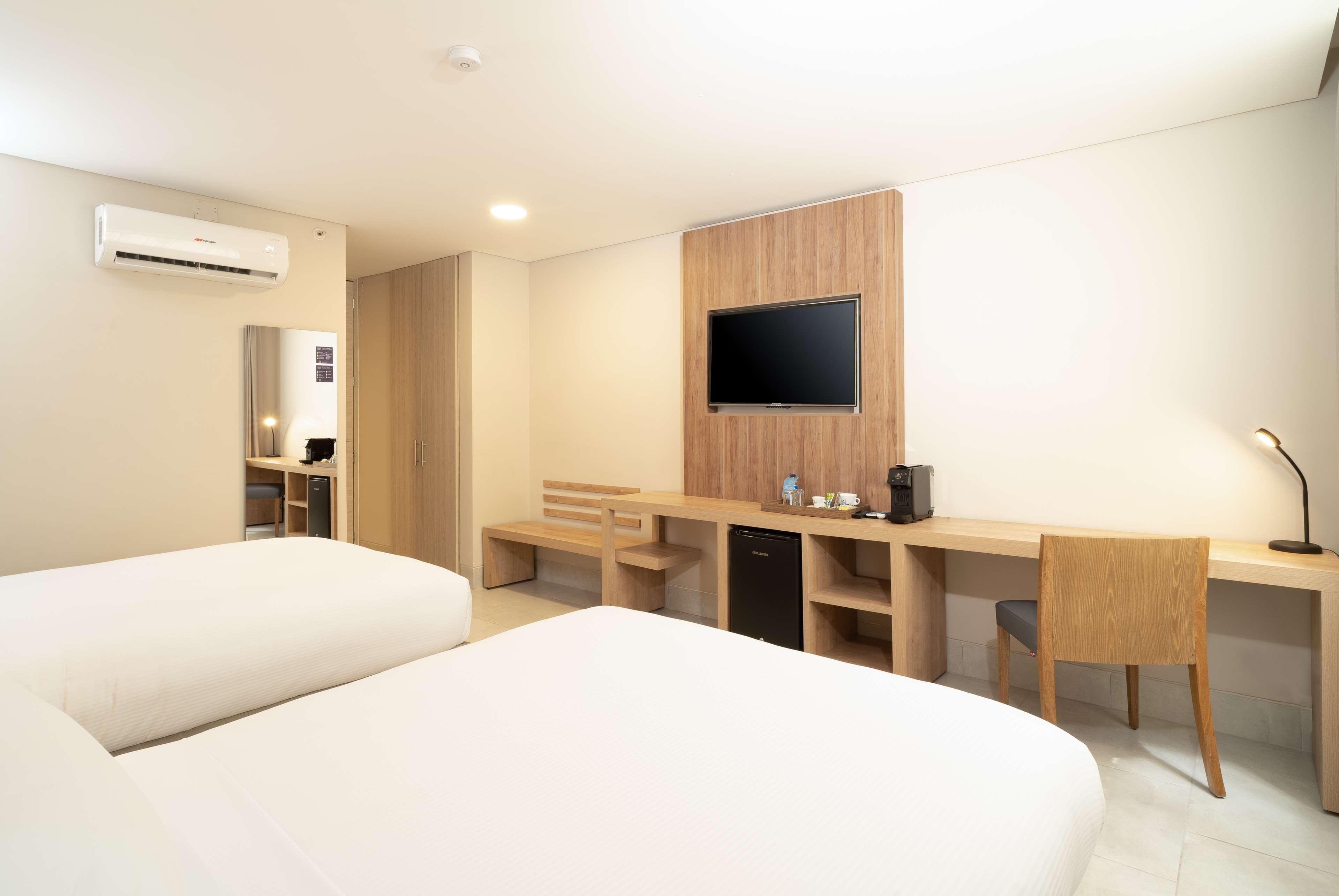 Twin Two Double Beds