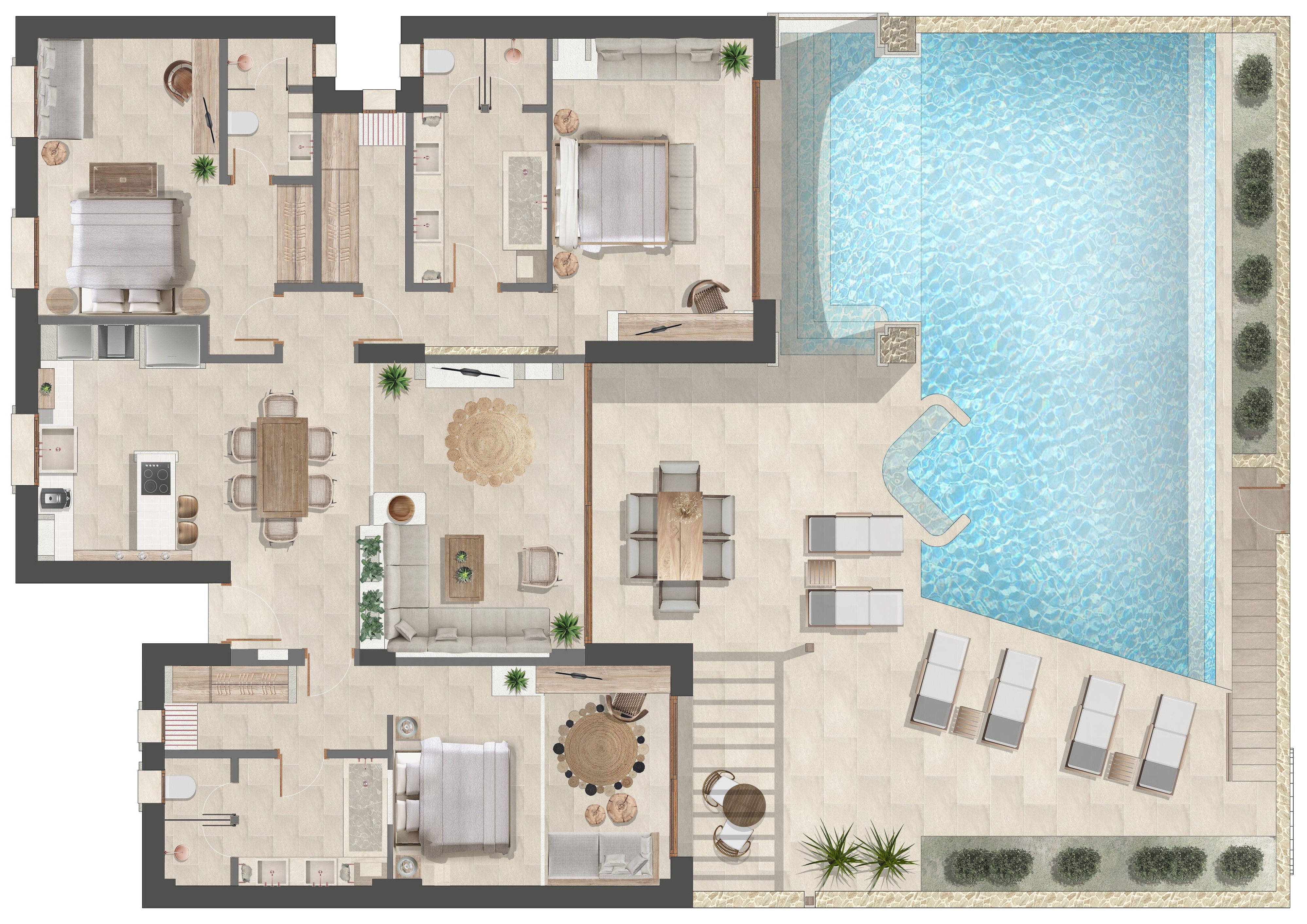 Villa Comfort Sea View