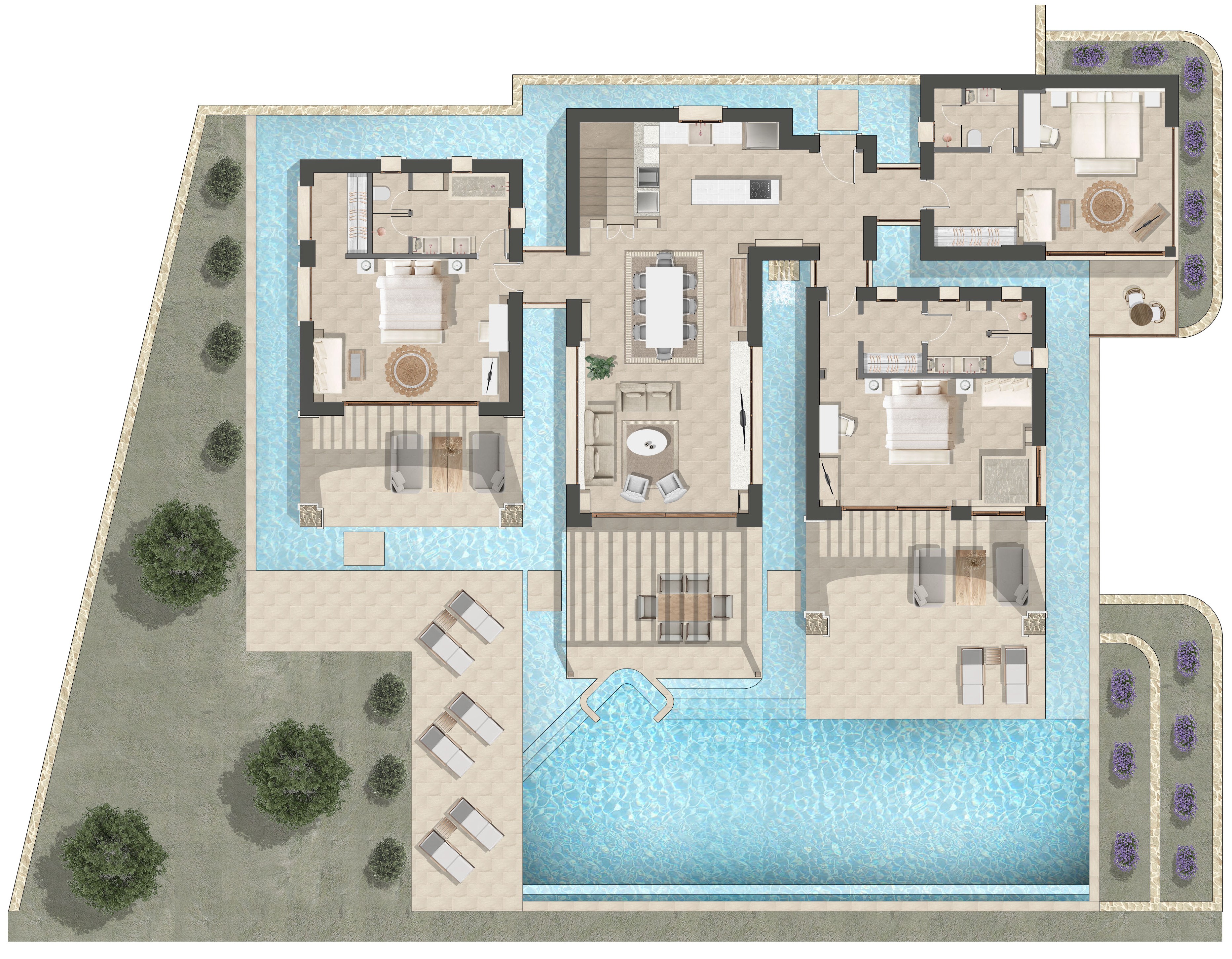 Villa Three Bedrooms with Private Pool