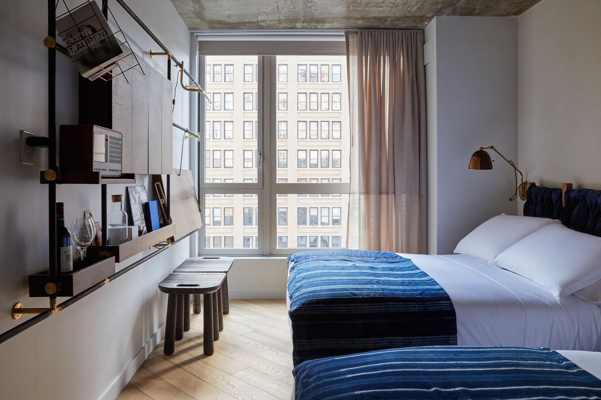 Double City View Two Double Beds