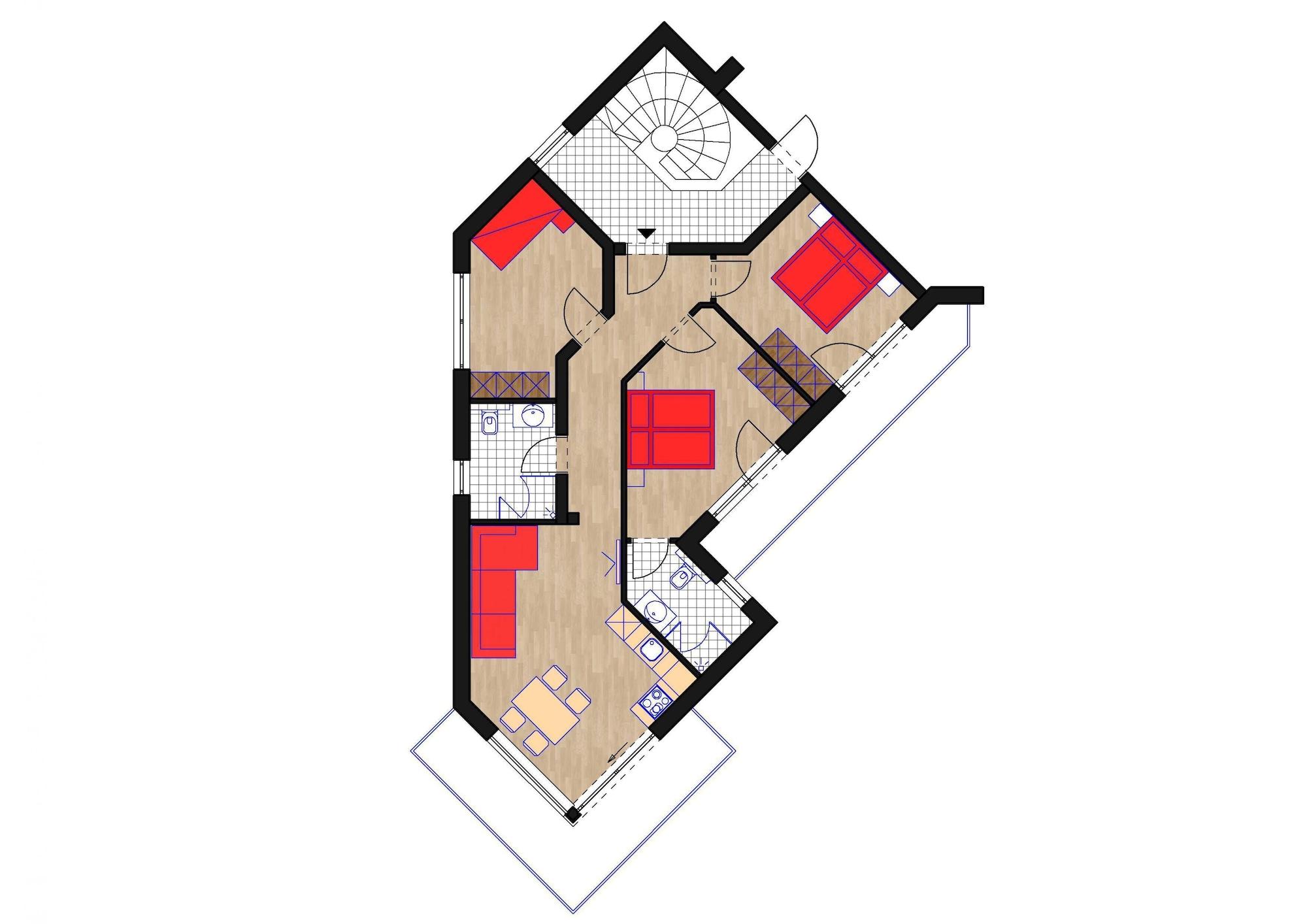 Apartment Two Queen Beds Premium