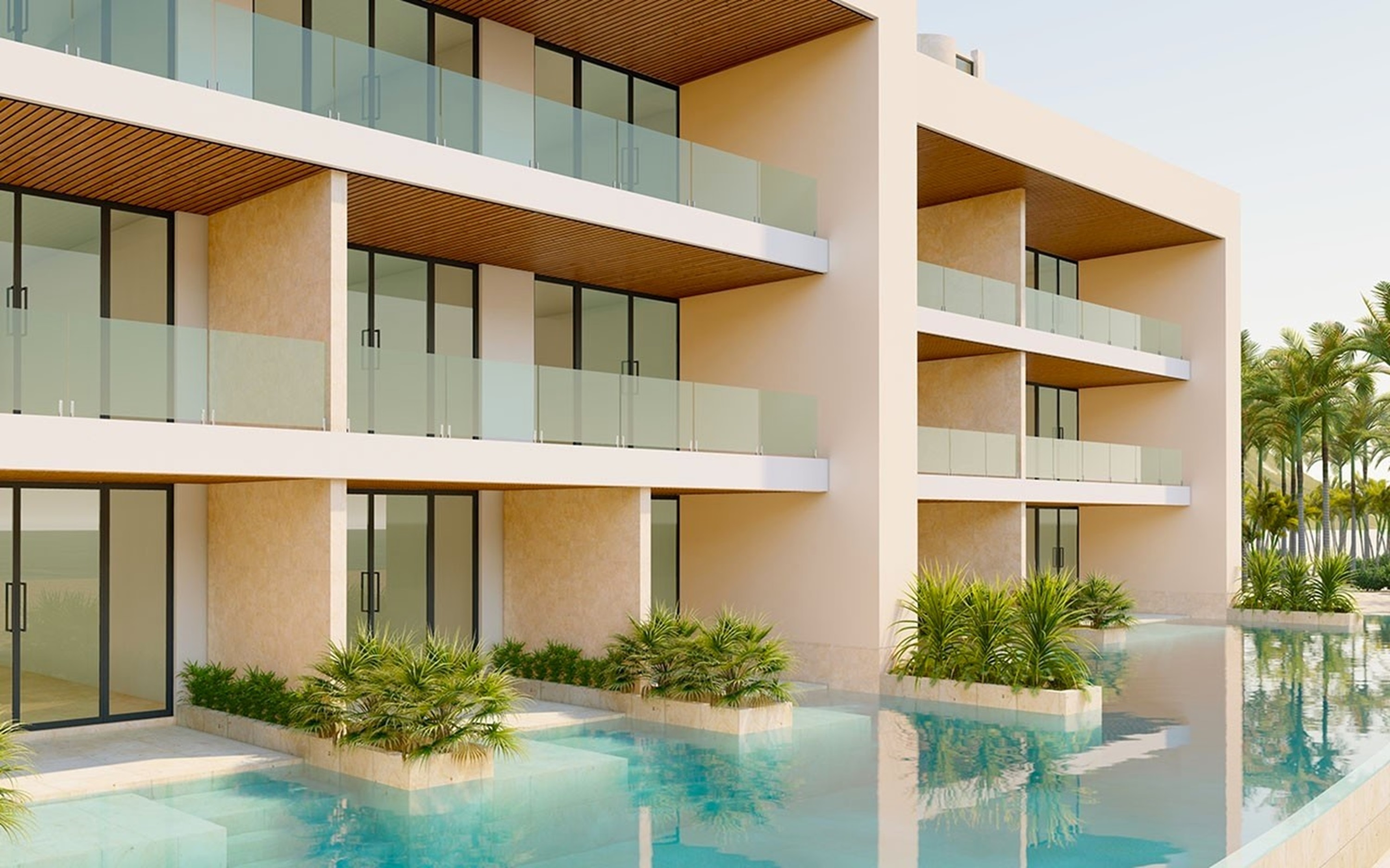 Family Room with Private Pool