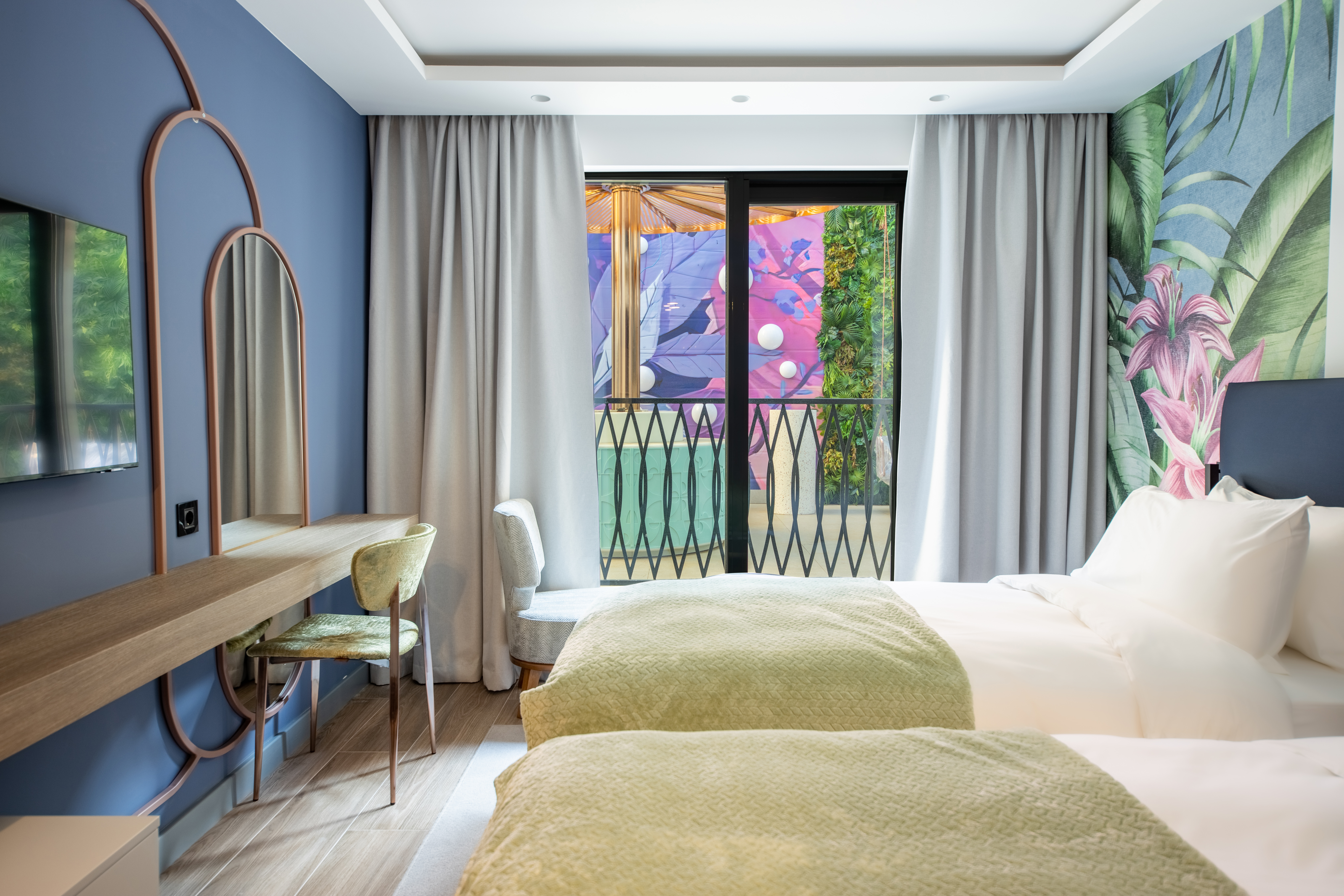 Twin Classic Garden View