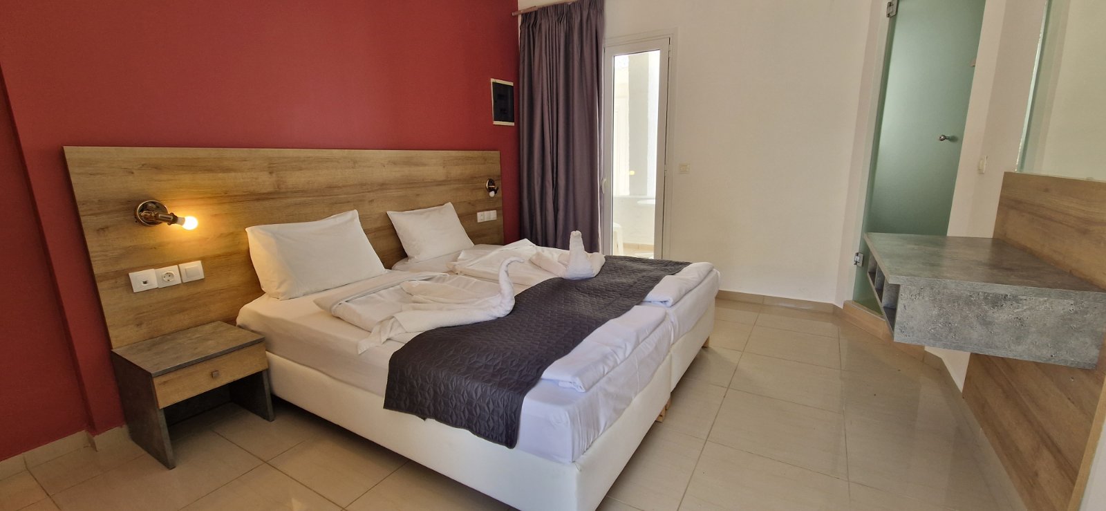 Triple Two Double Beds