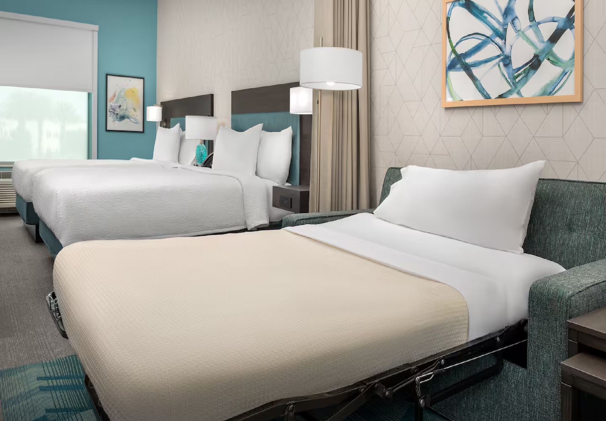 Studio Accessible-two Queen Beds