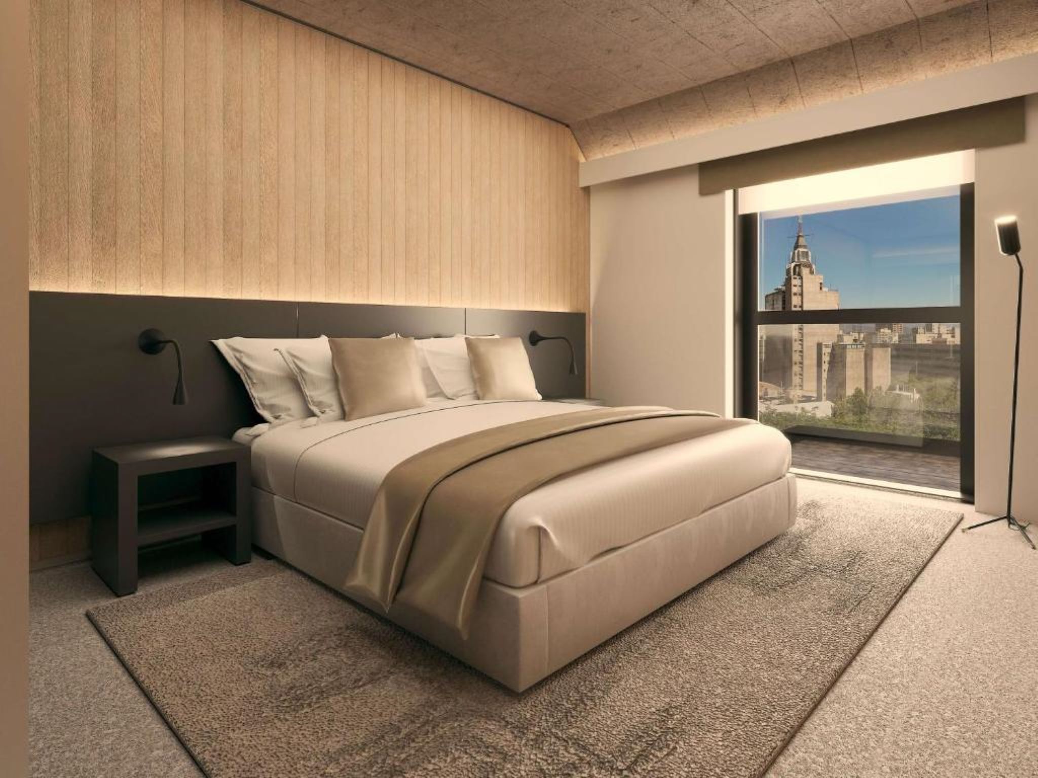 Double Guest Room King Bed