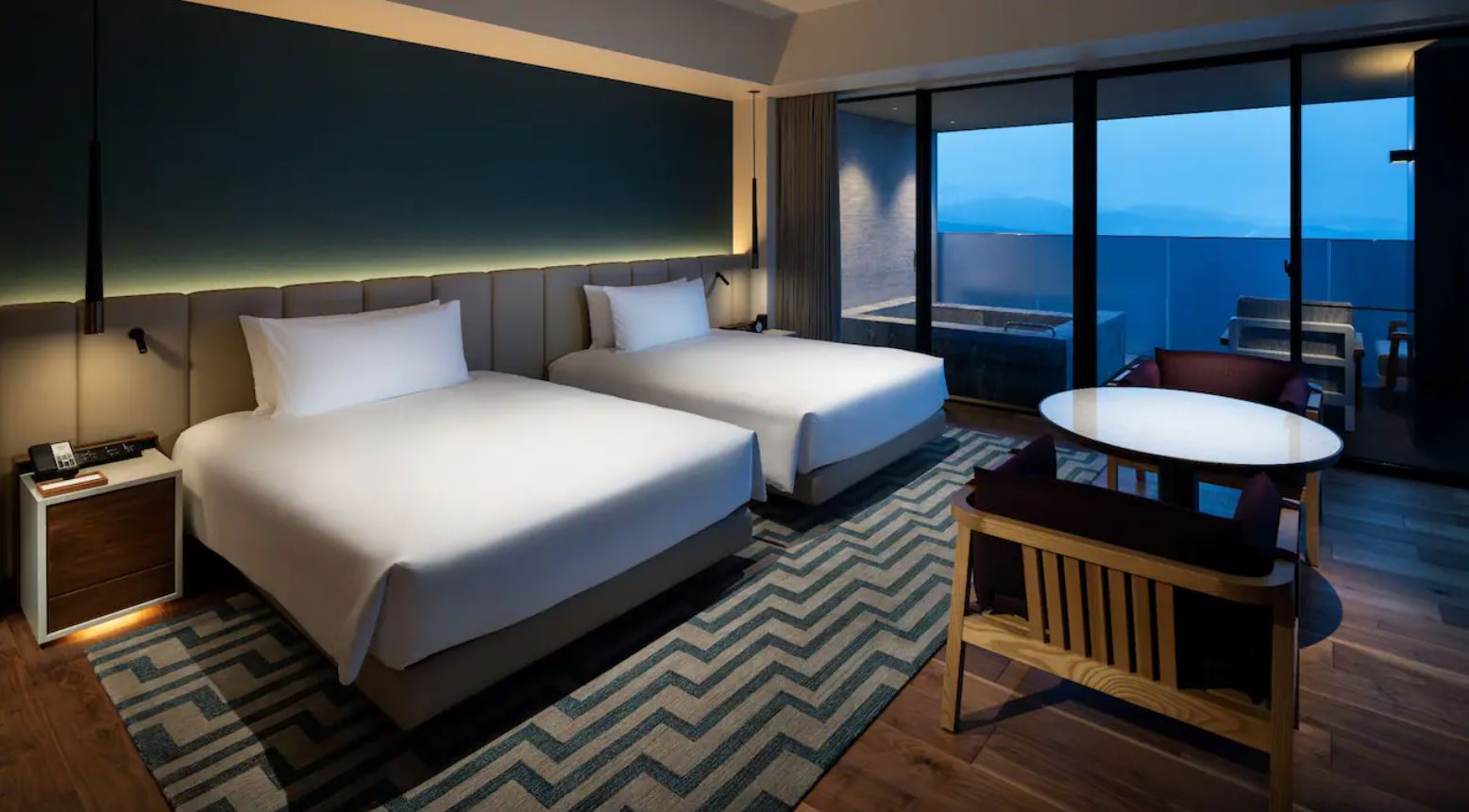 Quadruple Two Queen Beds