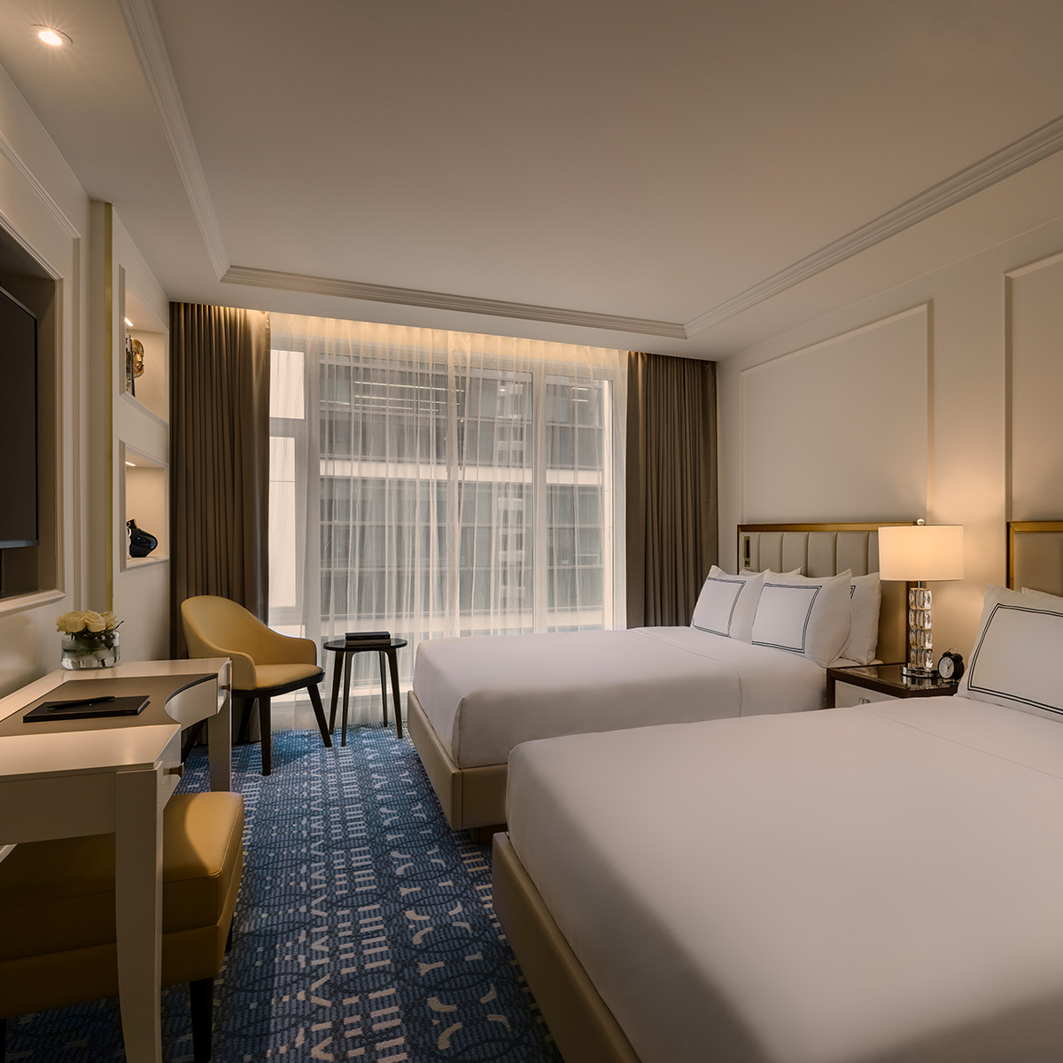 Double Queen Size Bed