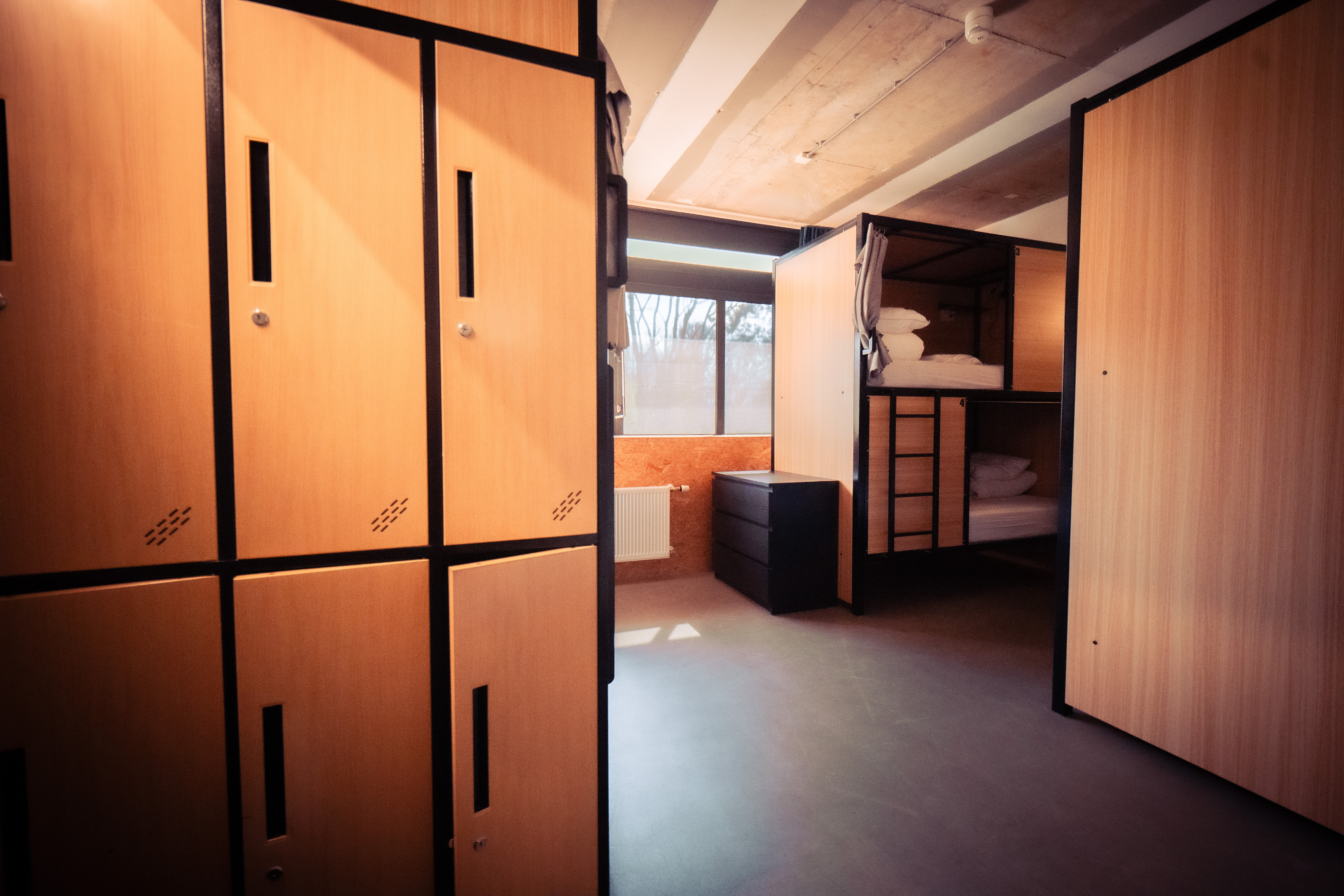 Bed in Dormitory Shared Internal Bathroom