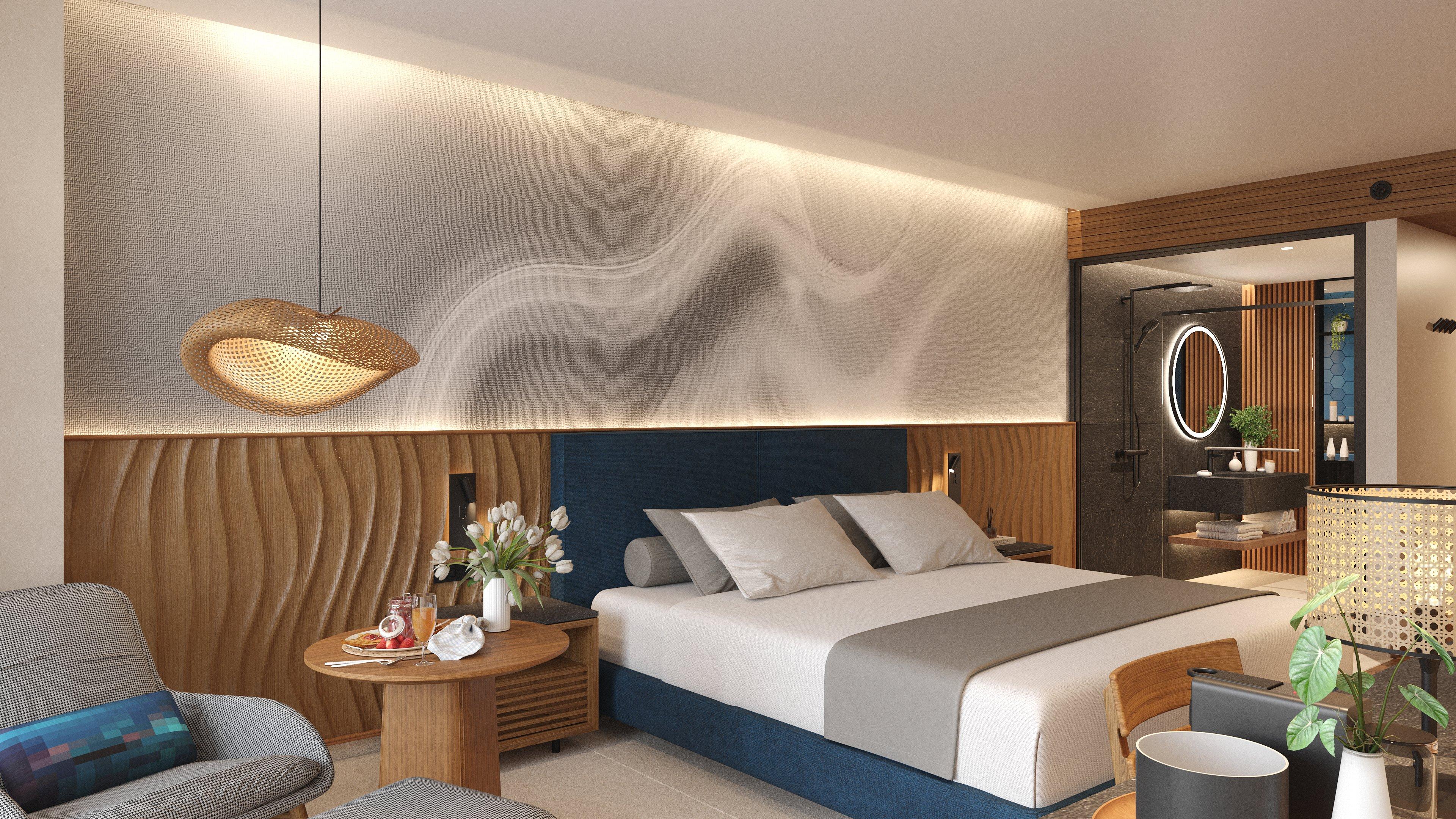 Double Ocean Front King Bed