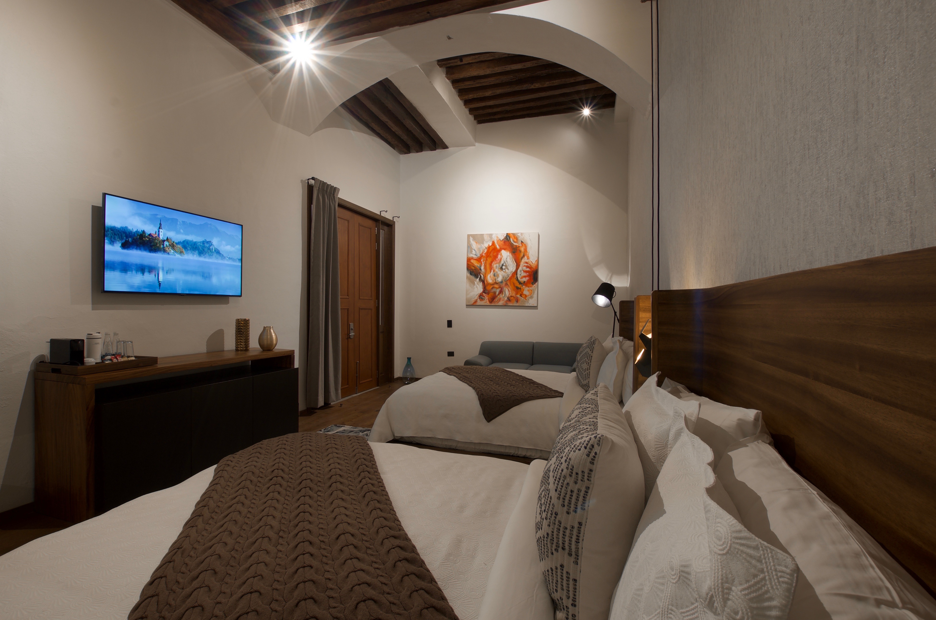 Double Two Double Beds