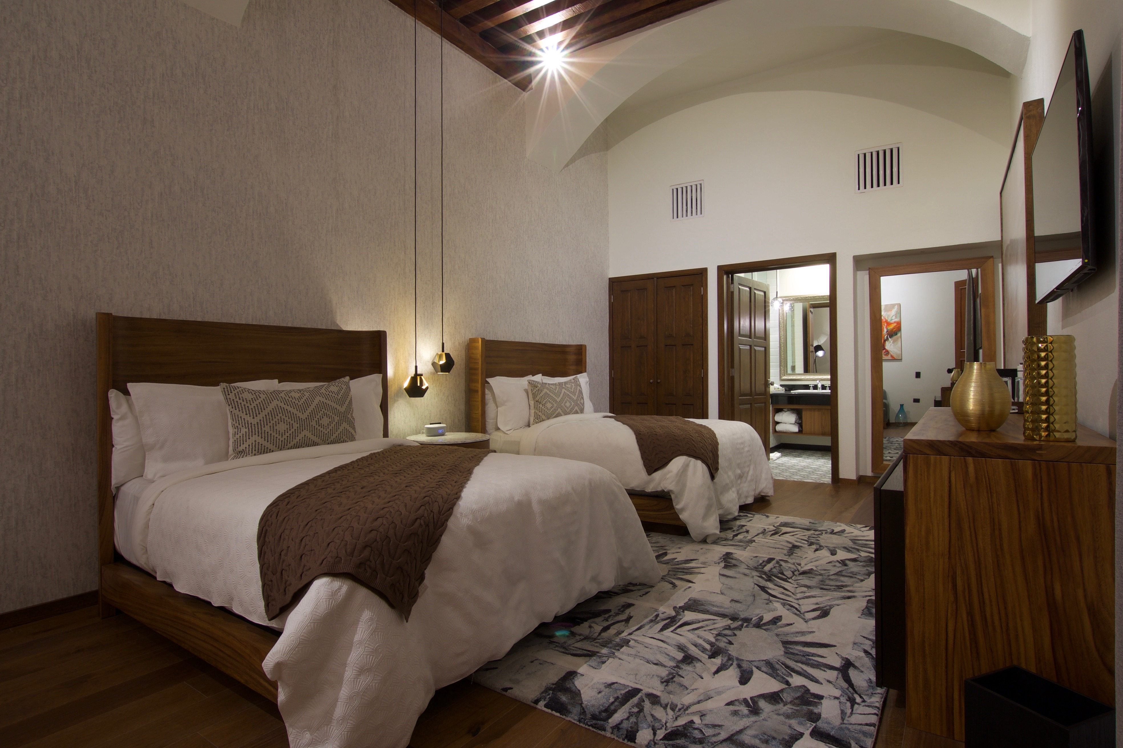 Double Two Double Beds