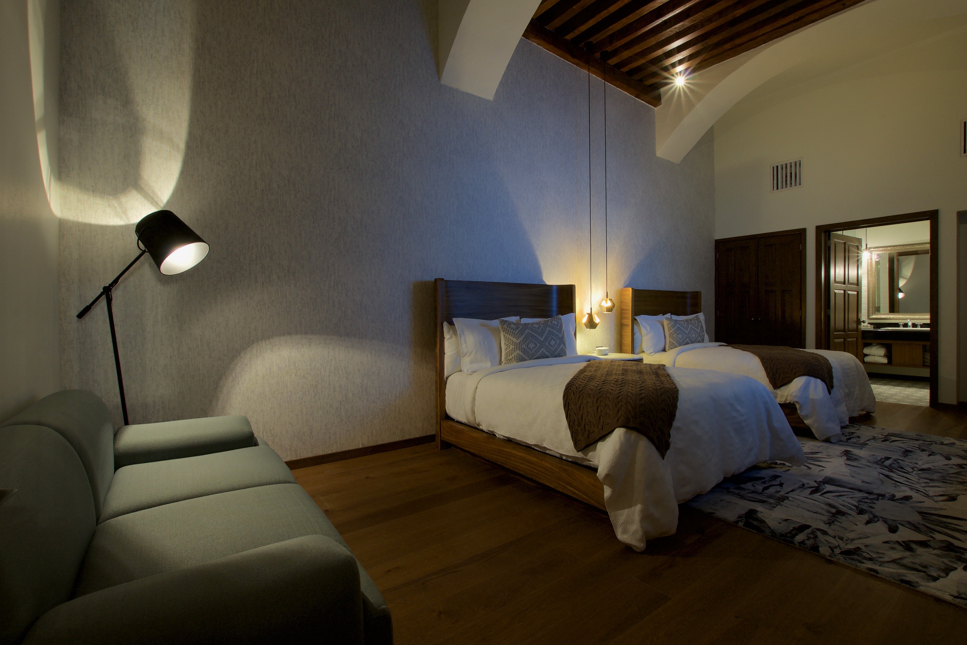 Double Two Double Beds