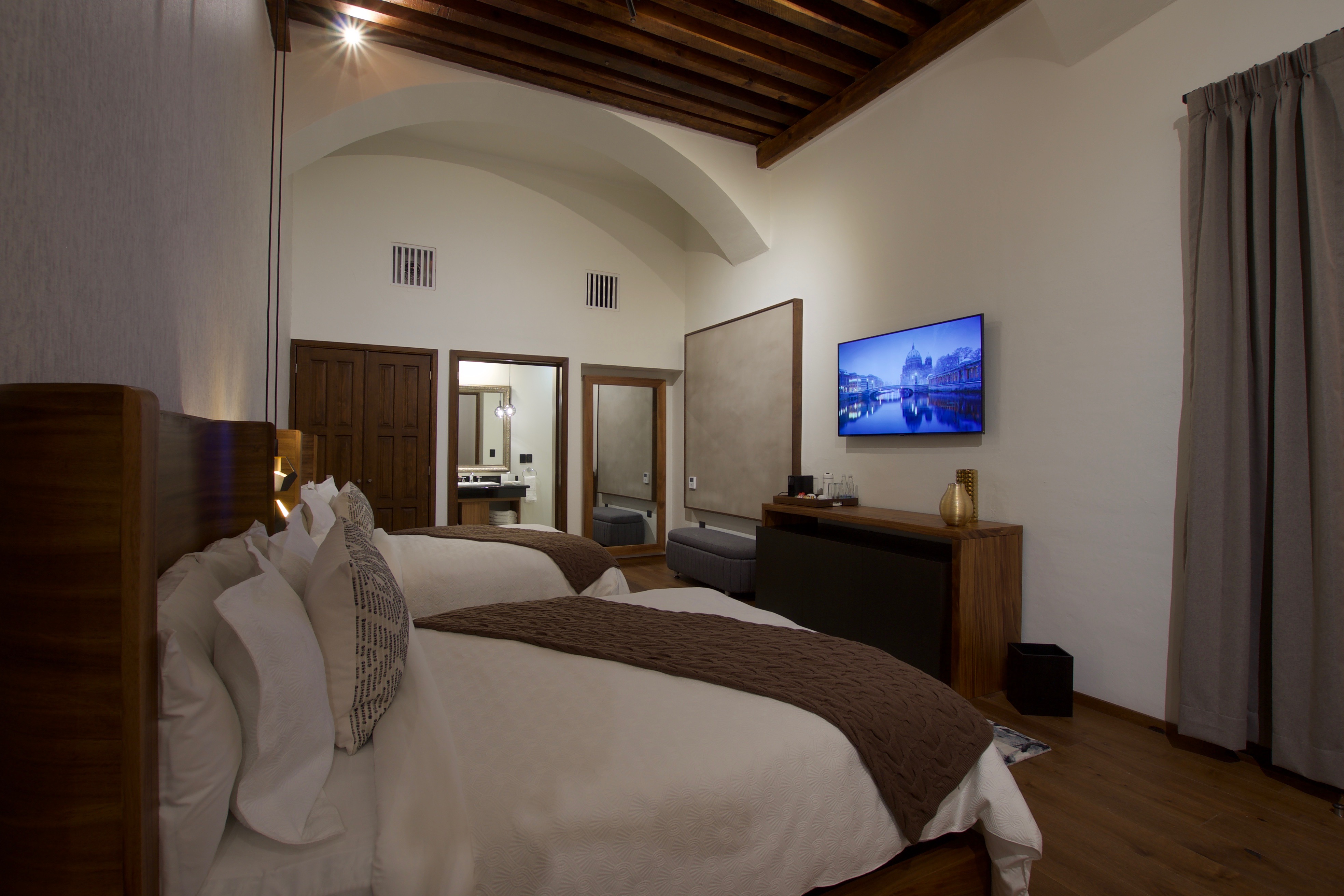 Double Two Double Beds