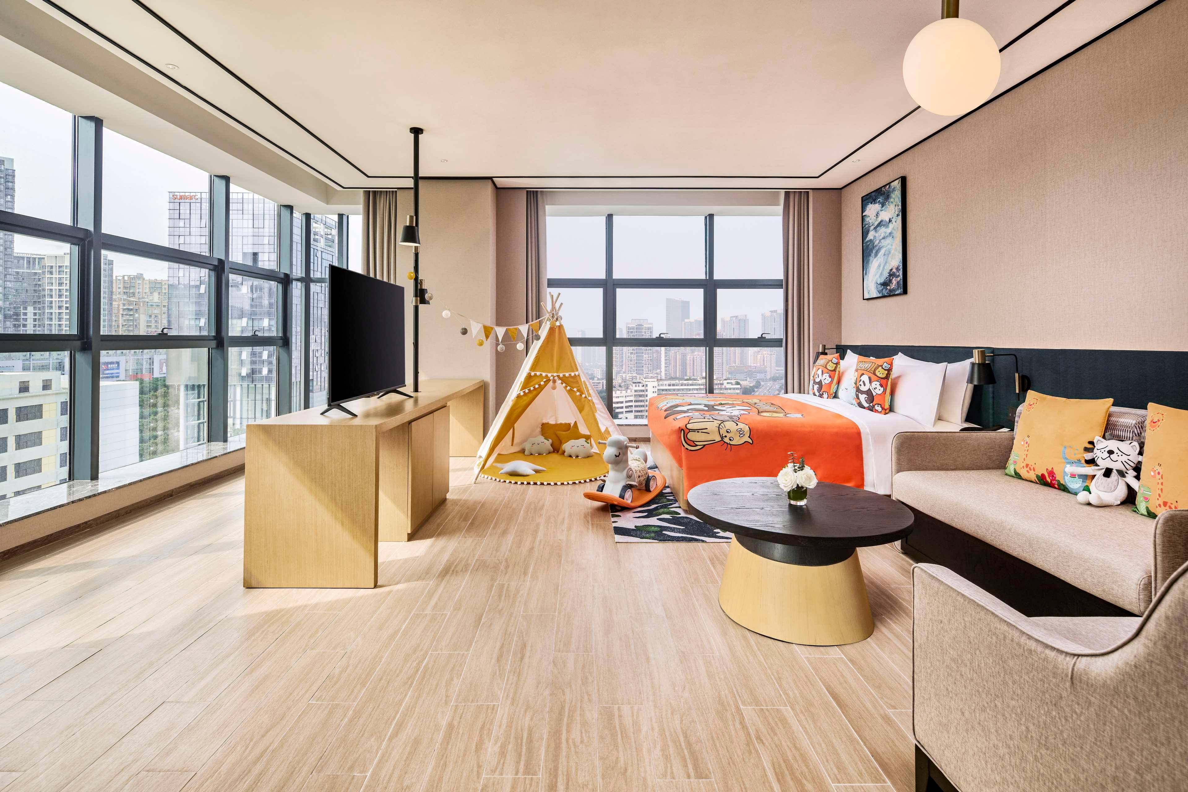 Family Room King Size Bed