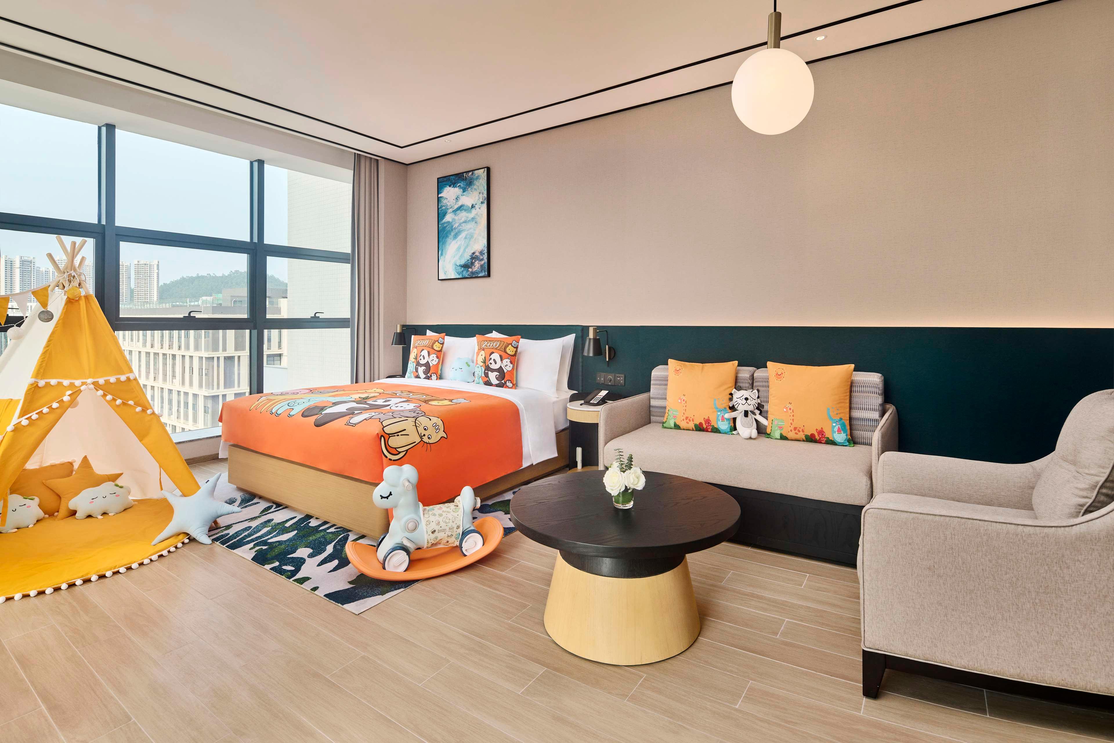 Family Room King Size Bed