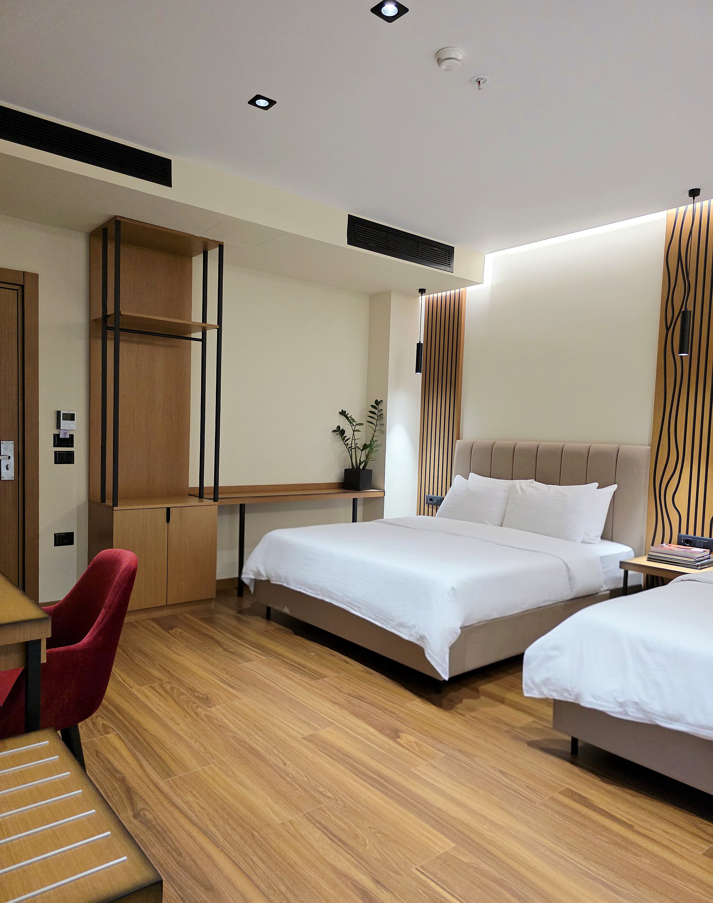 Quadruple City View Two Double Beds