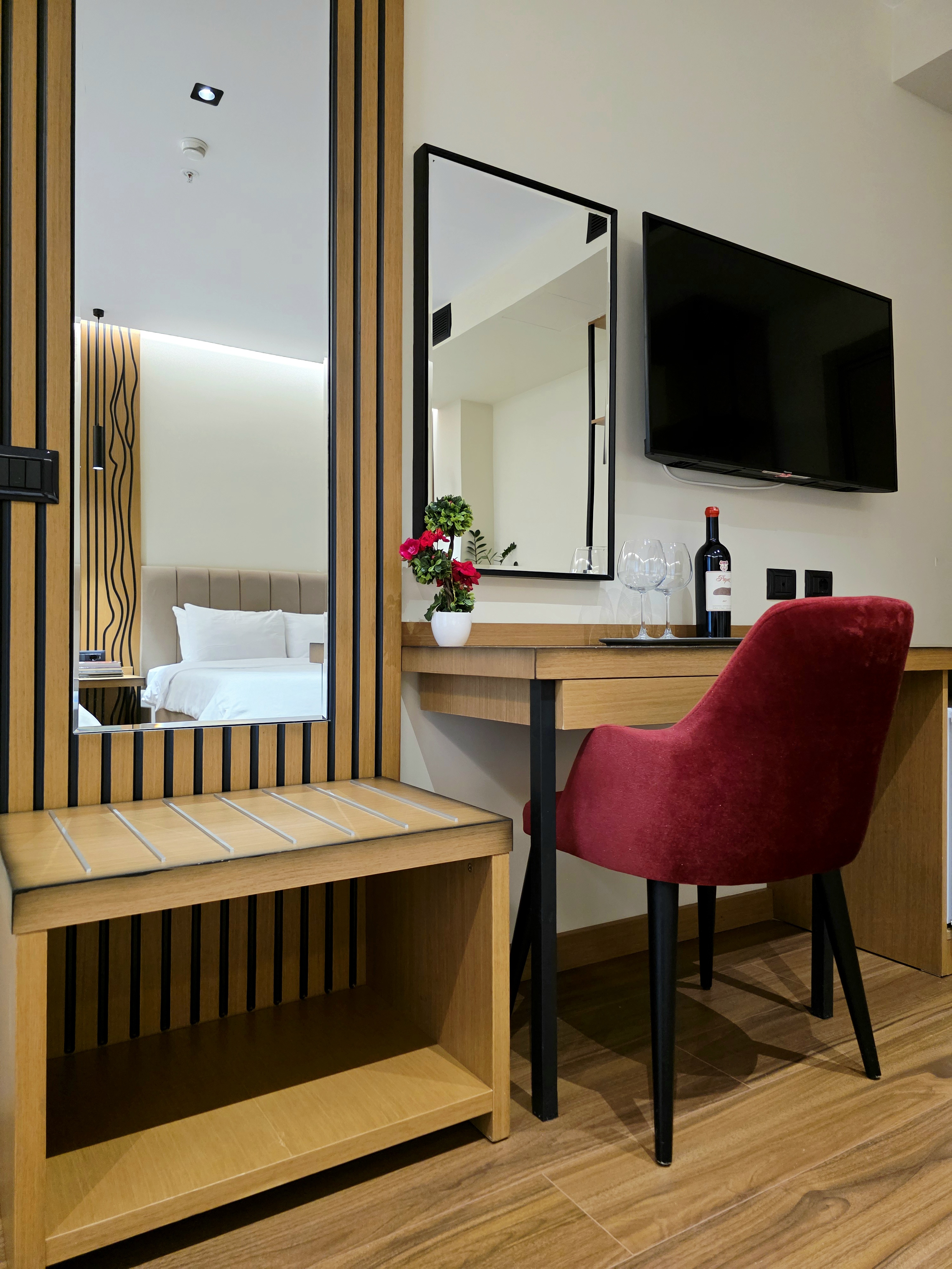 Quadruple City View Two Double Beds