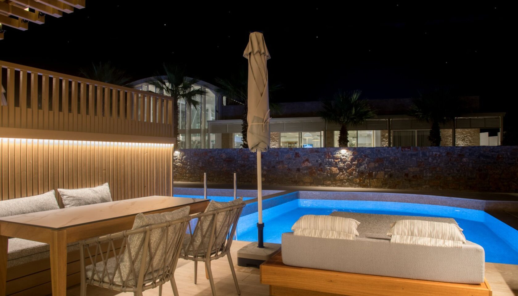 Family Room with Private Pool