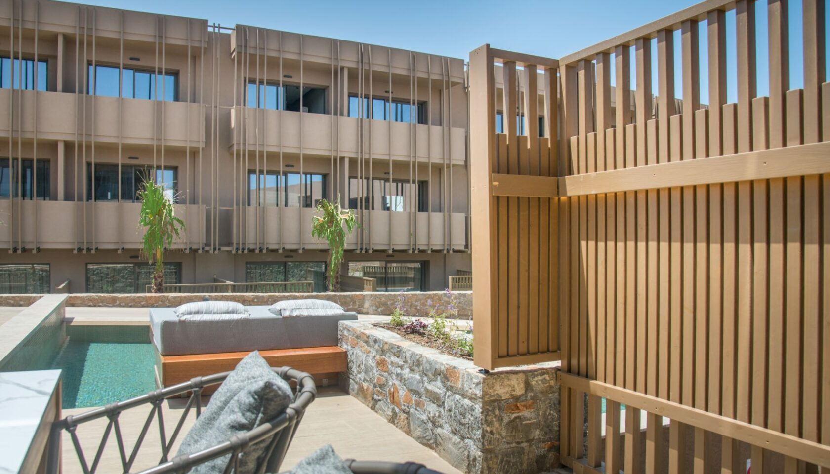 Family Room with Private Pool