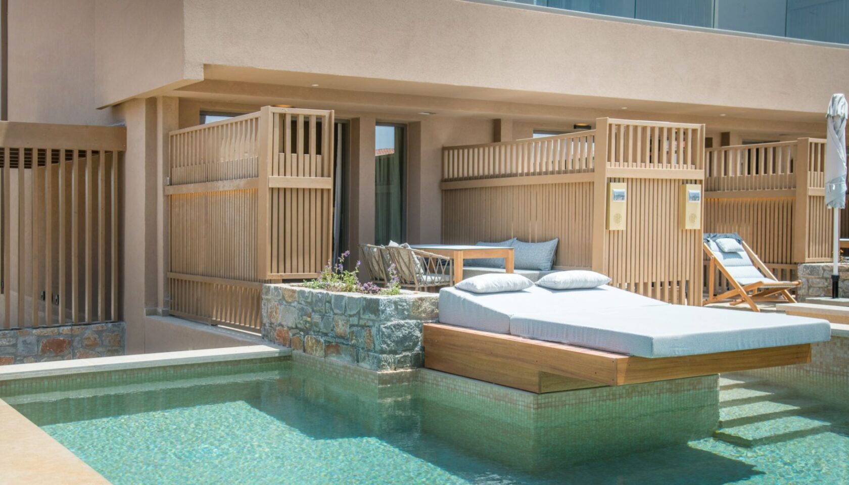 Family Room with Private Pool