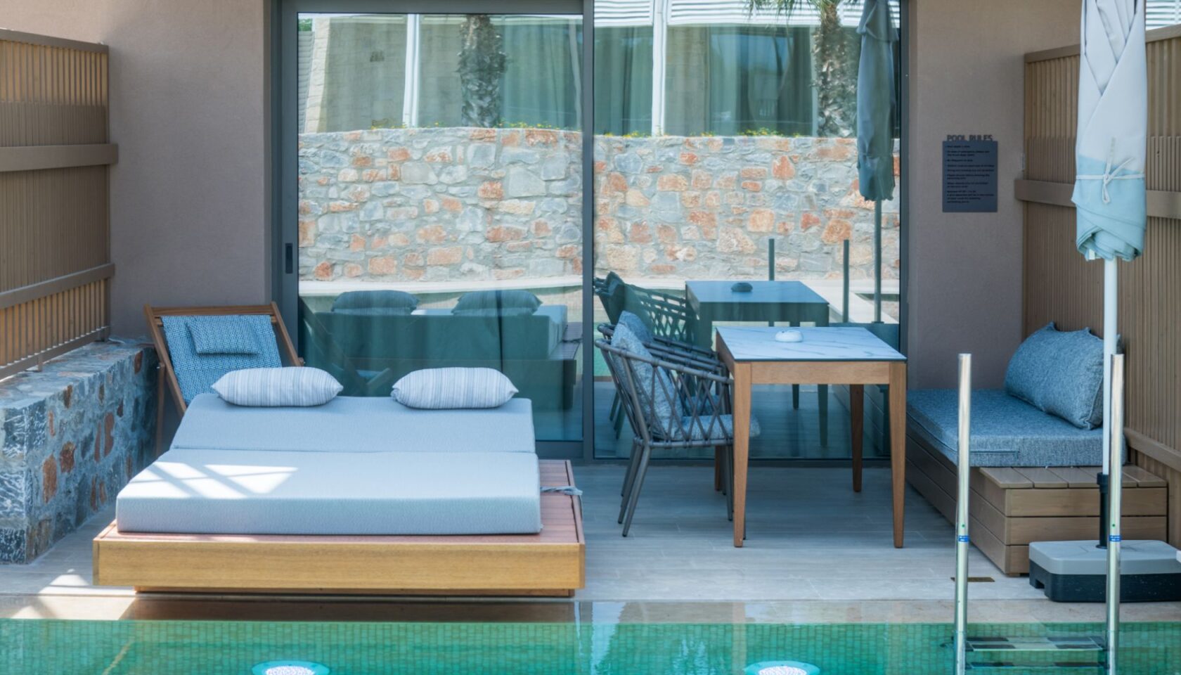 Double with Private Pool