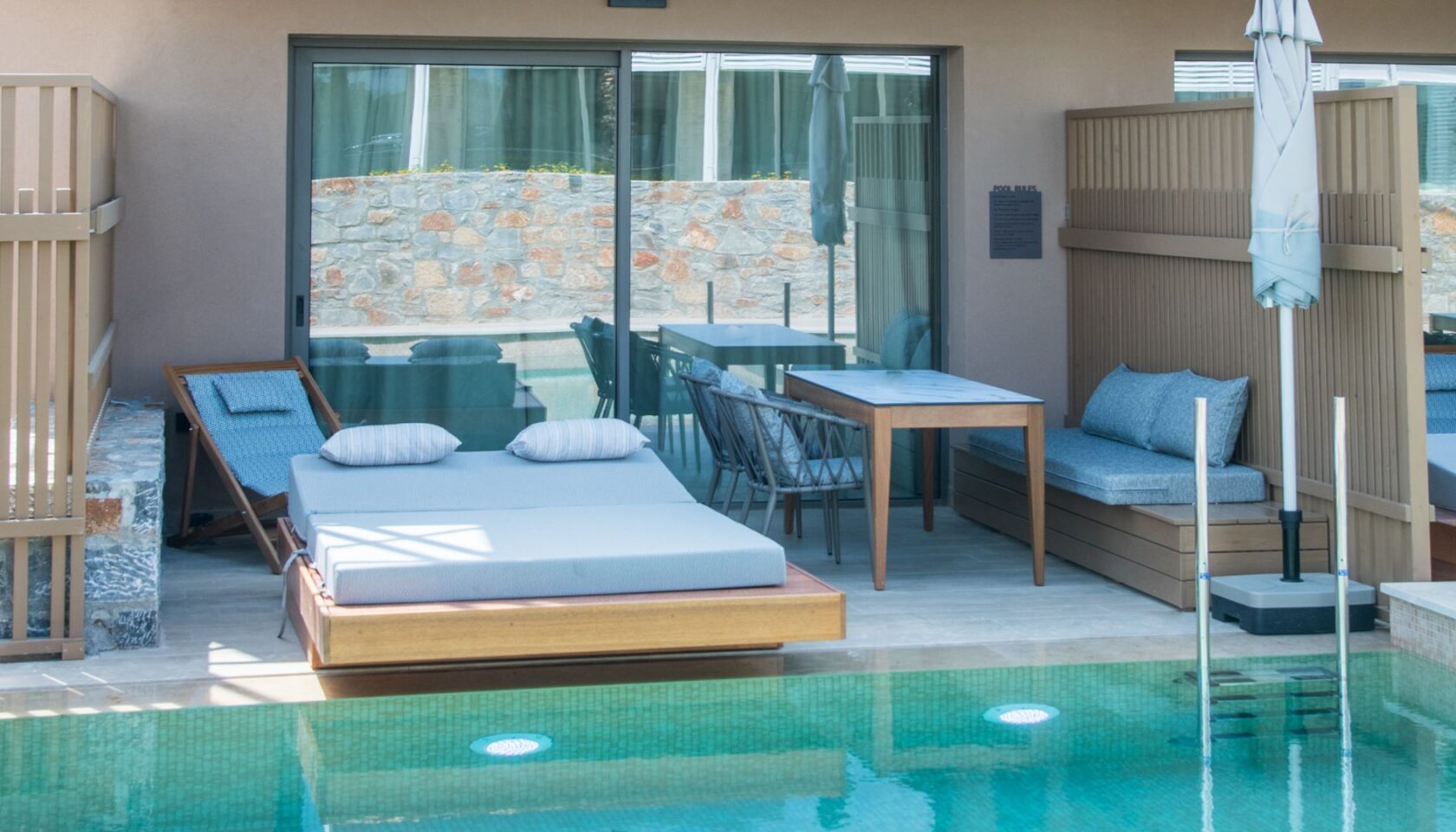 Double with Private Pool