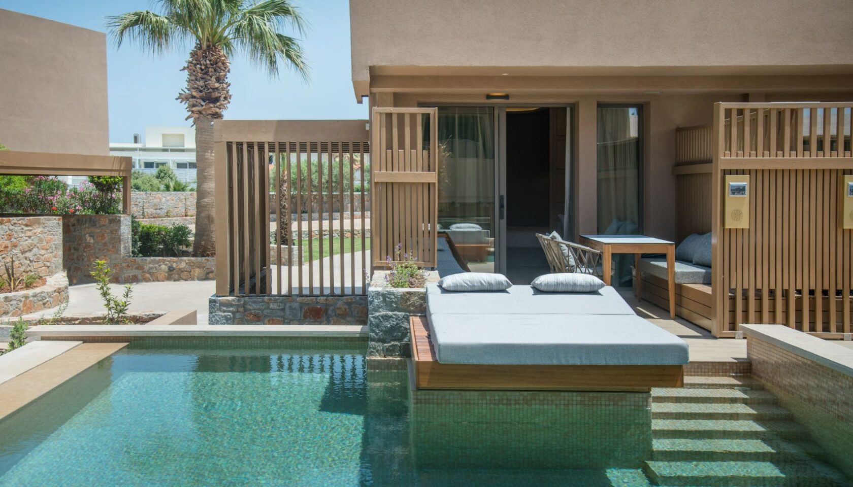 Family Room with Private Pool