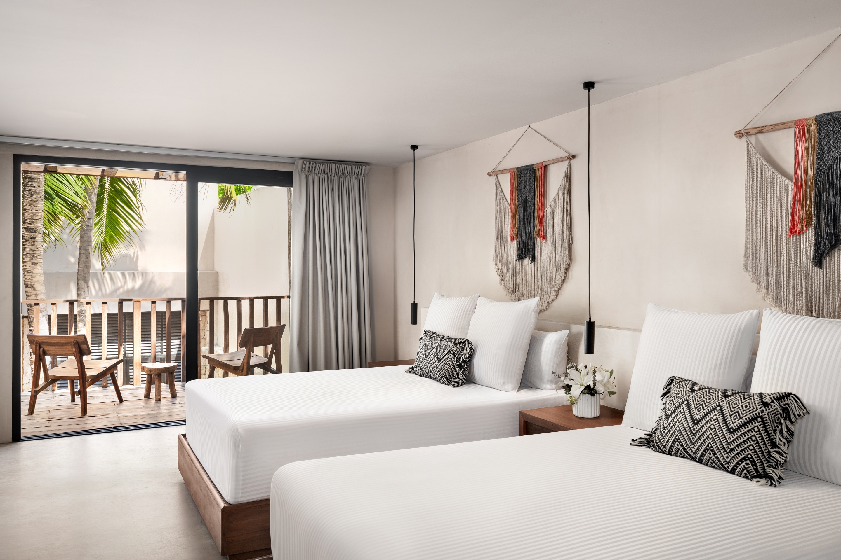 Double Two Double Beds