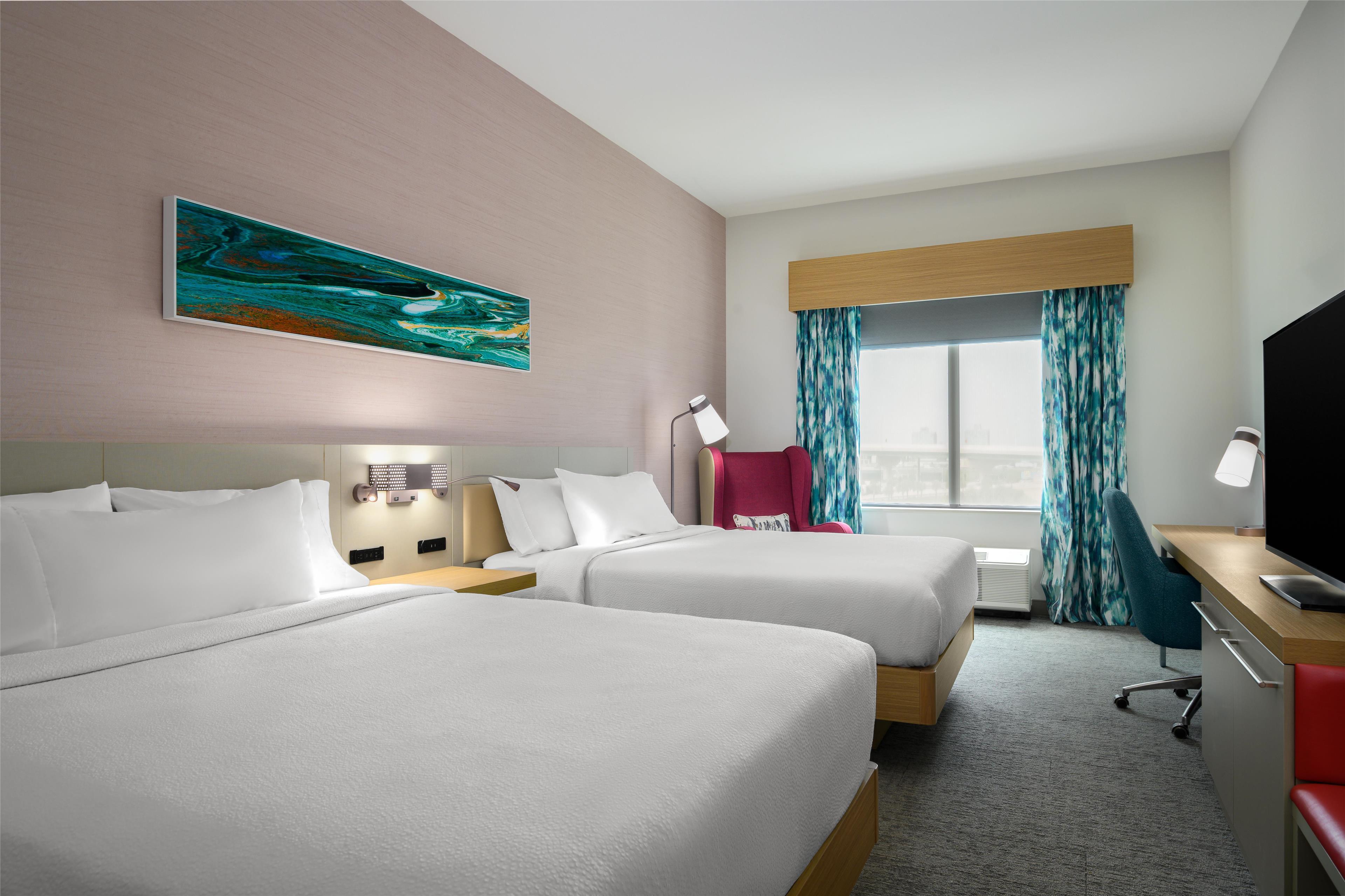 Double Two Queen Beds