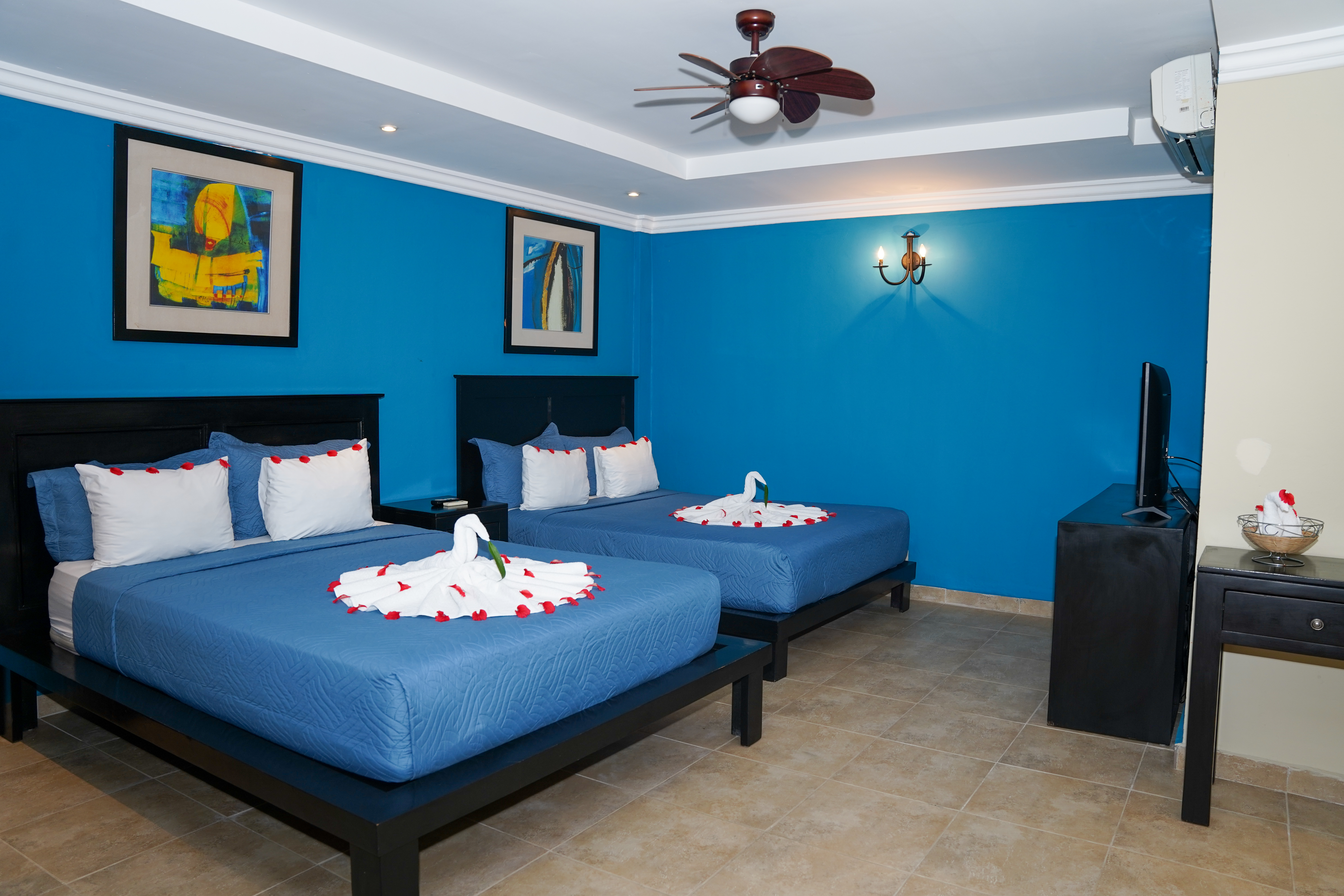 Double or Twin Two Double Beds