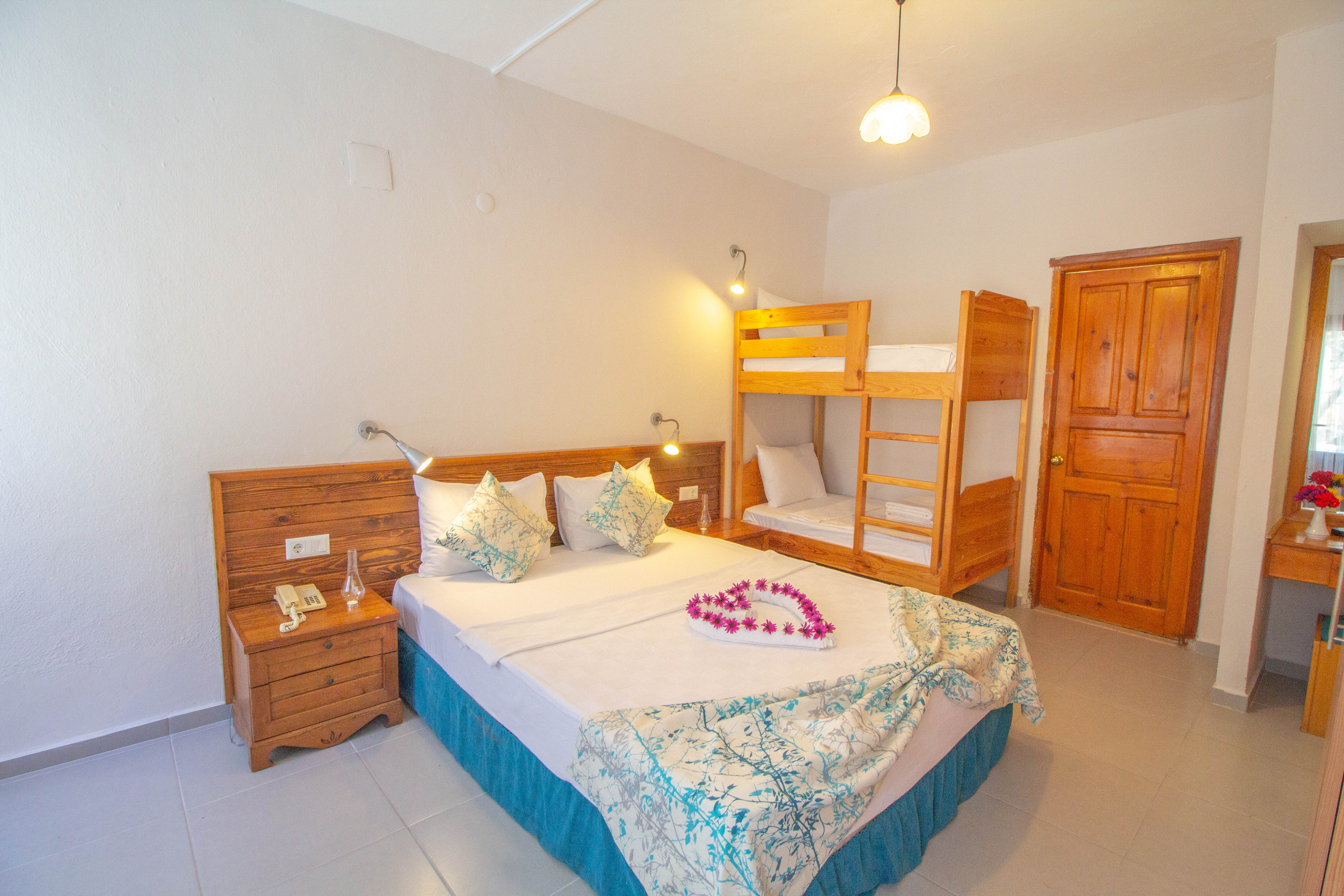 Room Bunk Bed with Shared Bathroom