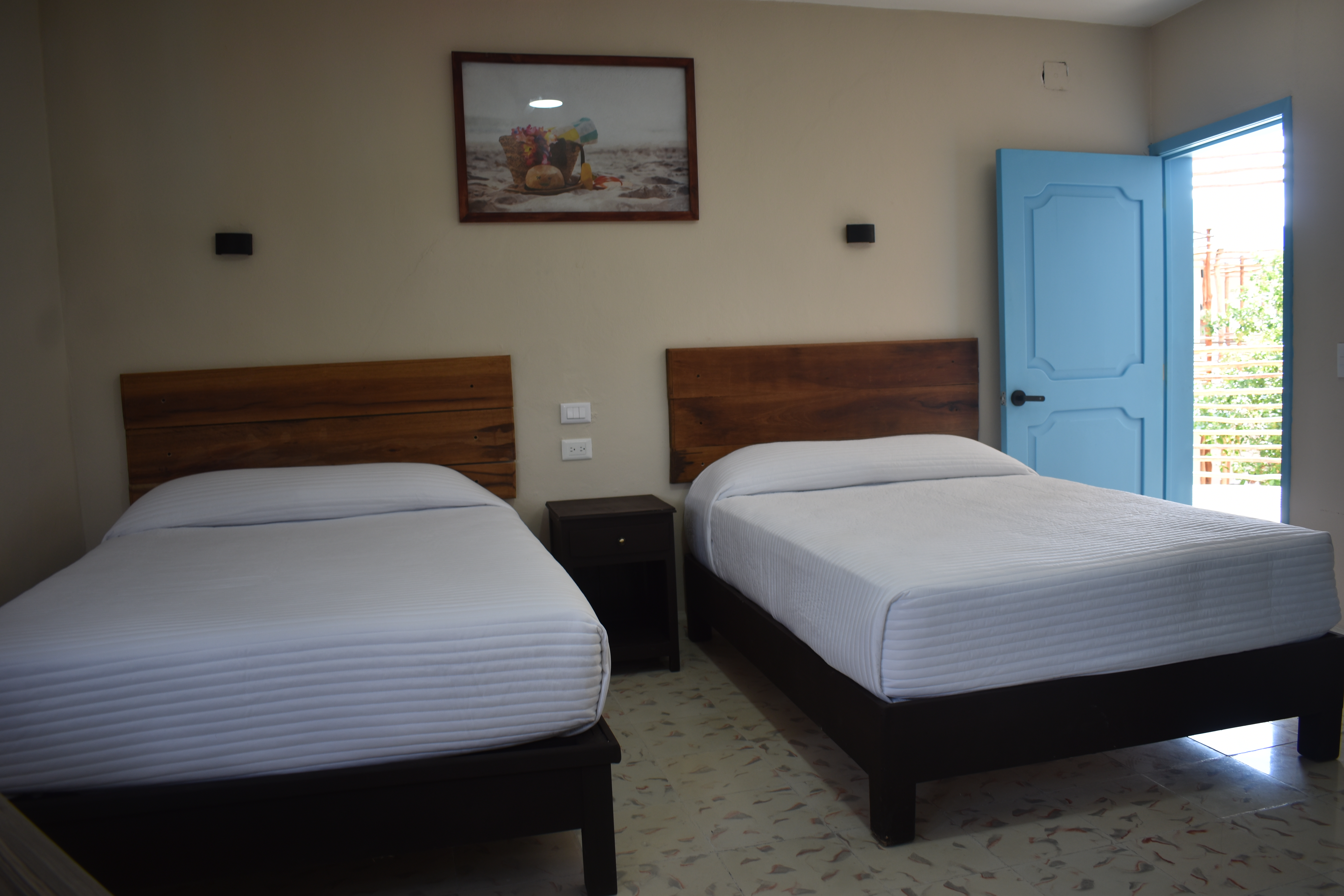 Double Two Double Beds