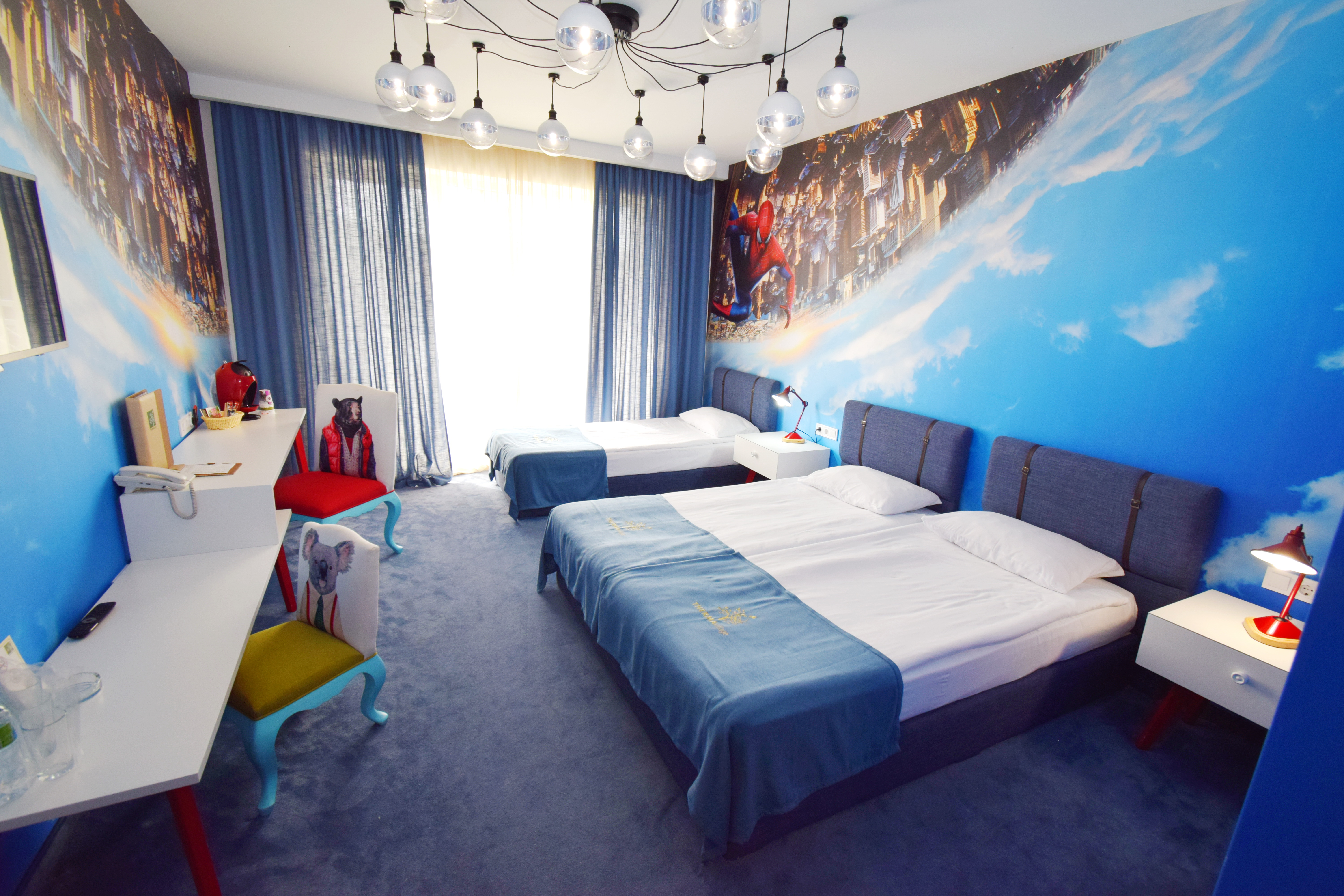 Double Deluxe Two Beds