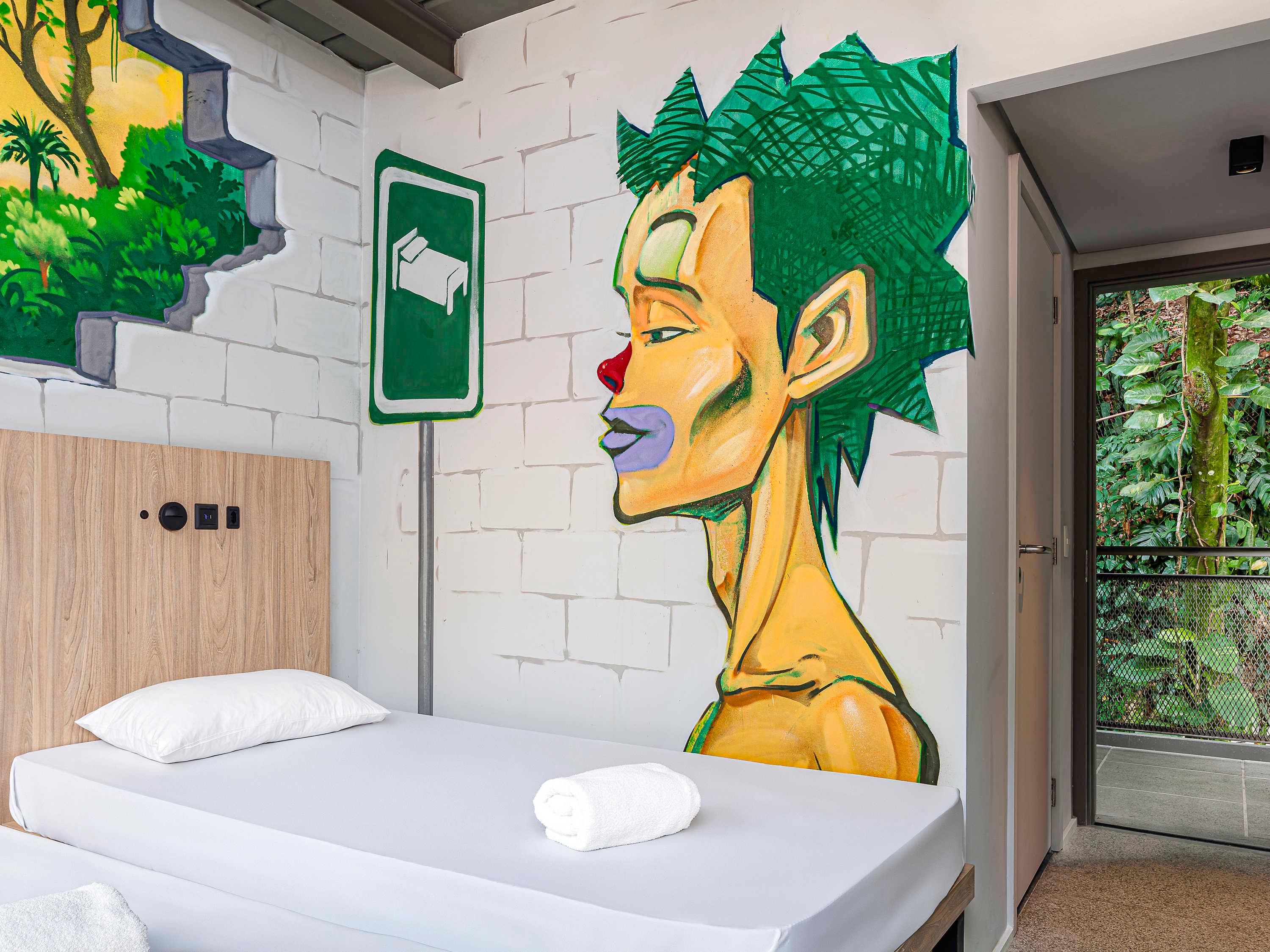 Bed in Dormitory Female Room