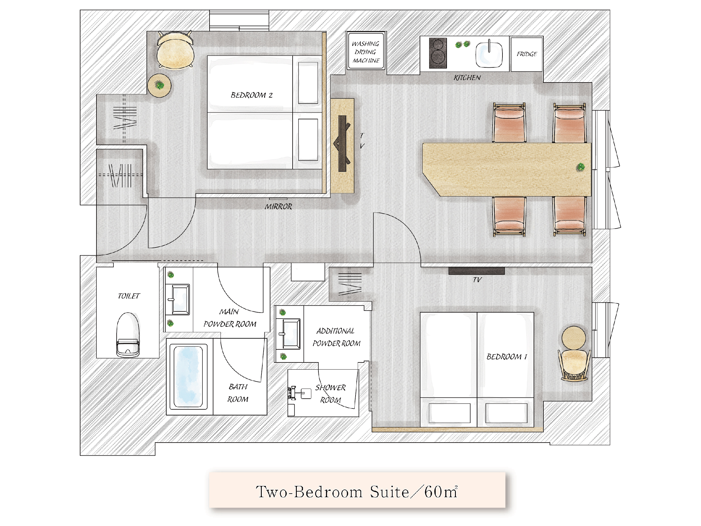 Suite Two Bedrooms