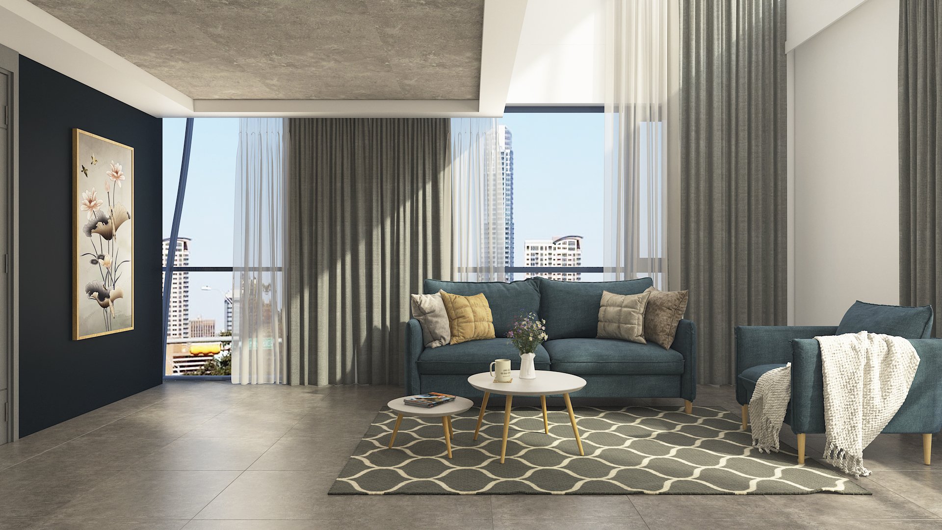 Double King Size Bed