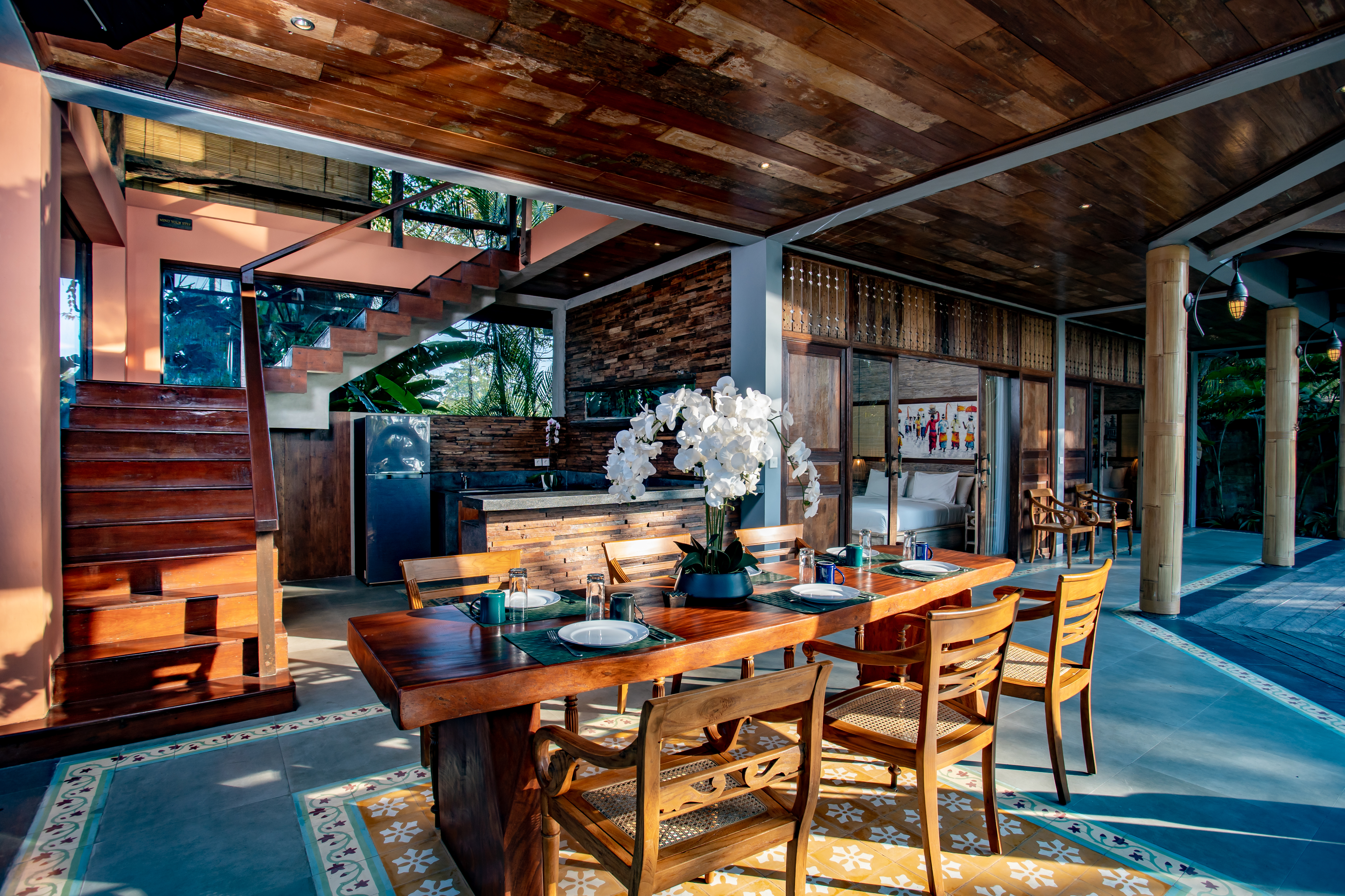 Family Room Three Bedrooms with Views