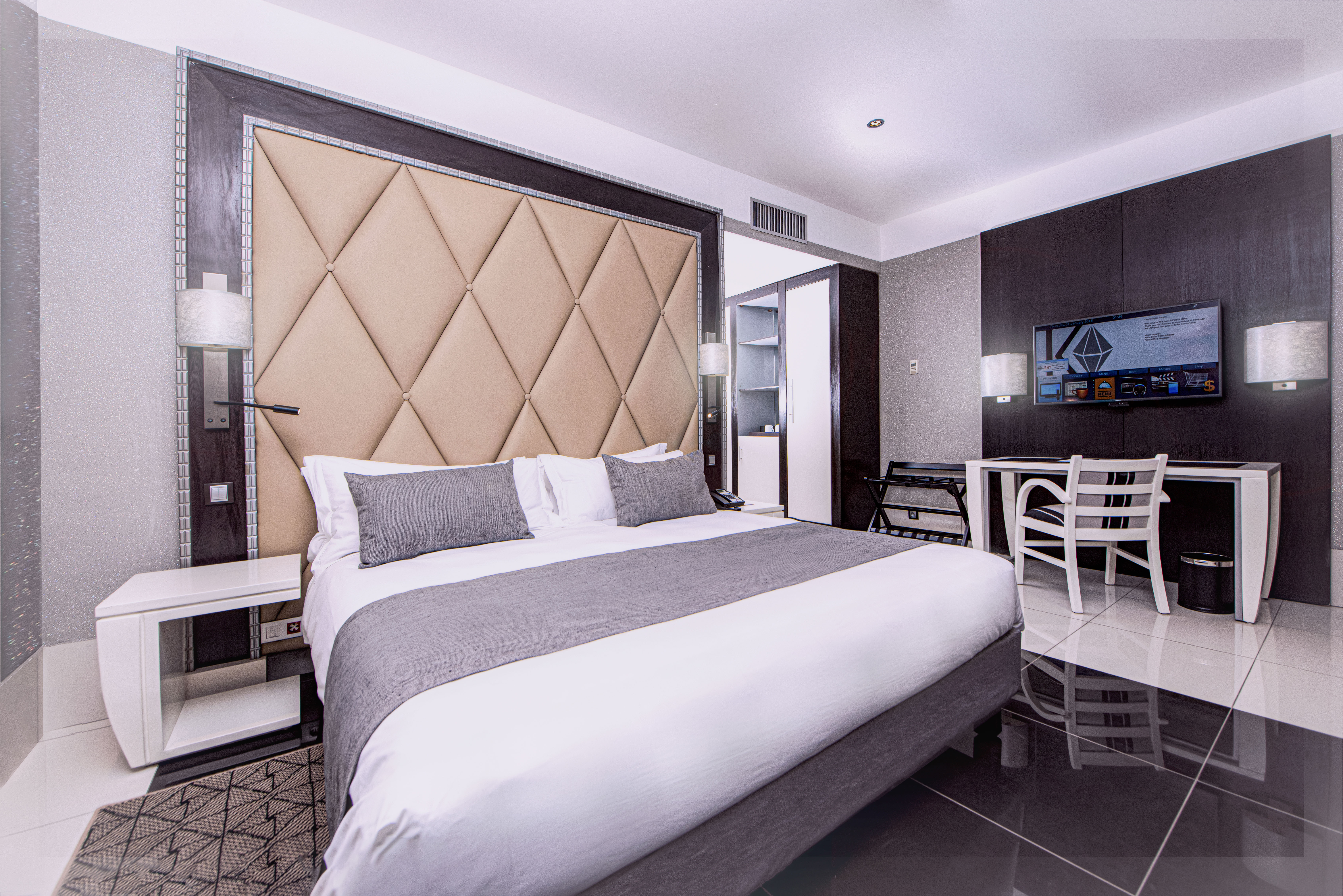 Double Single King Size Bed