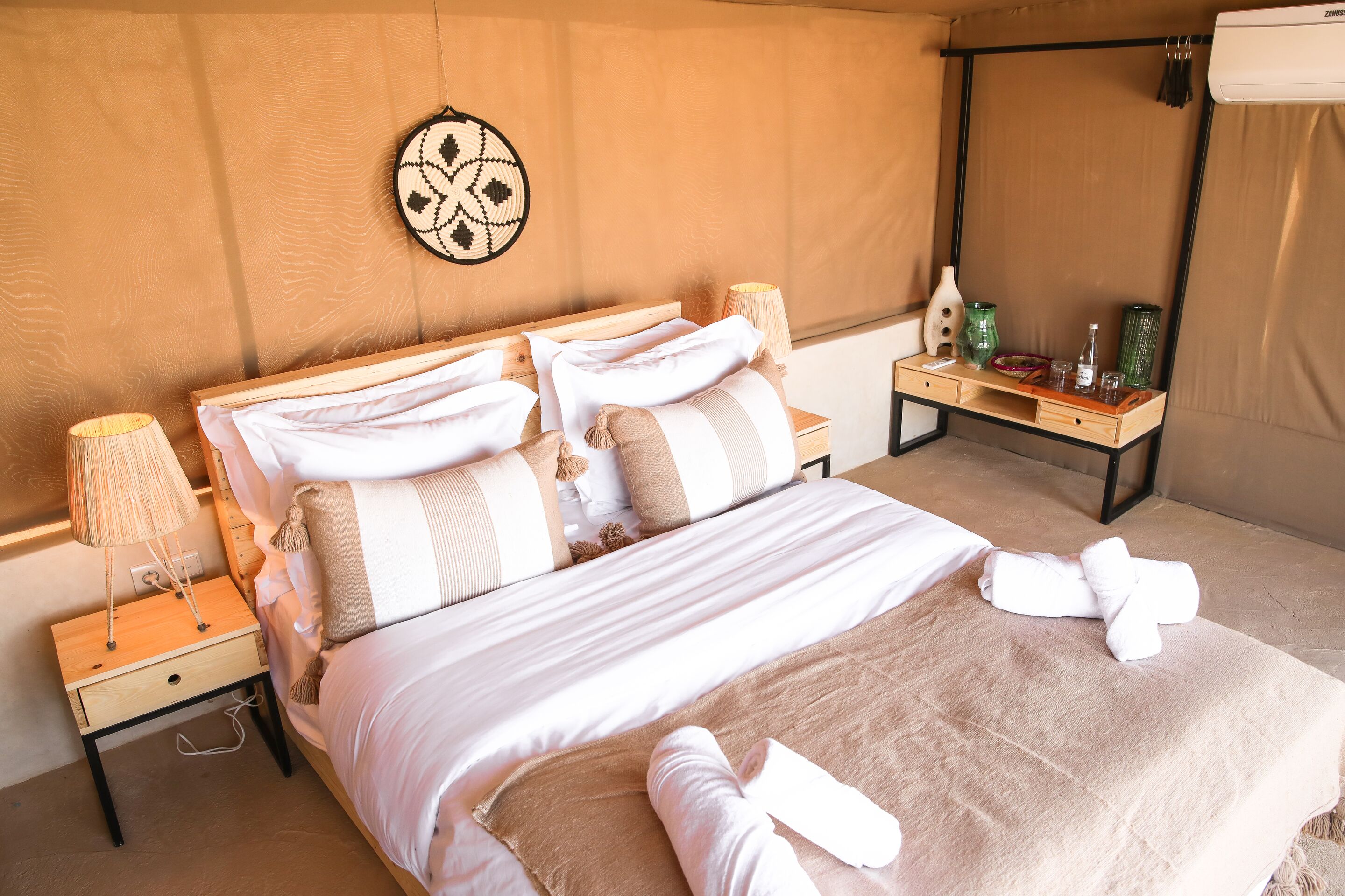 Tent with Shared Bathroom