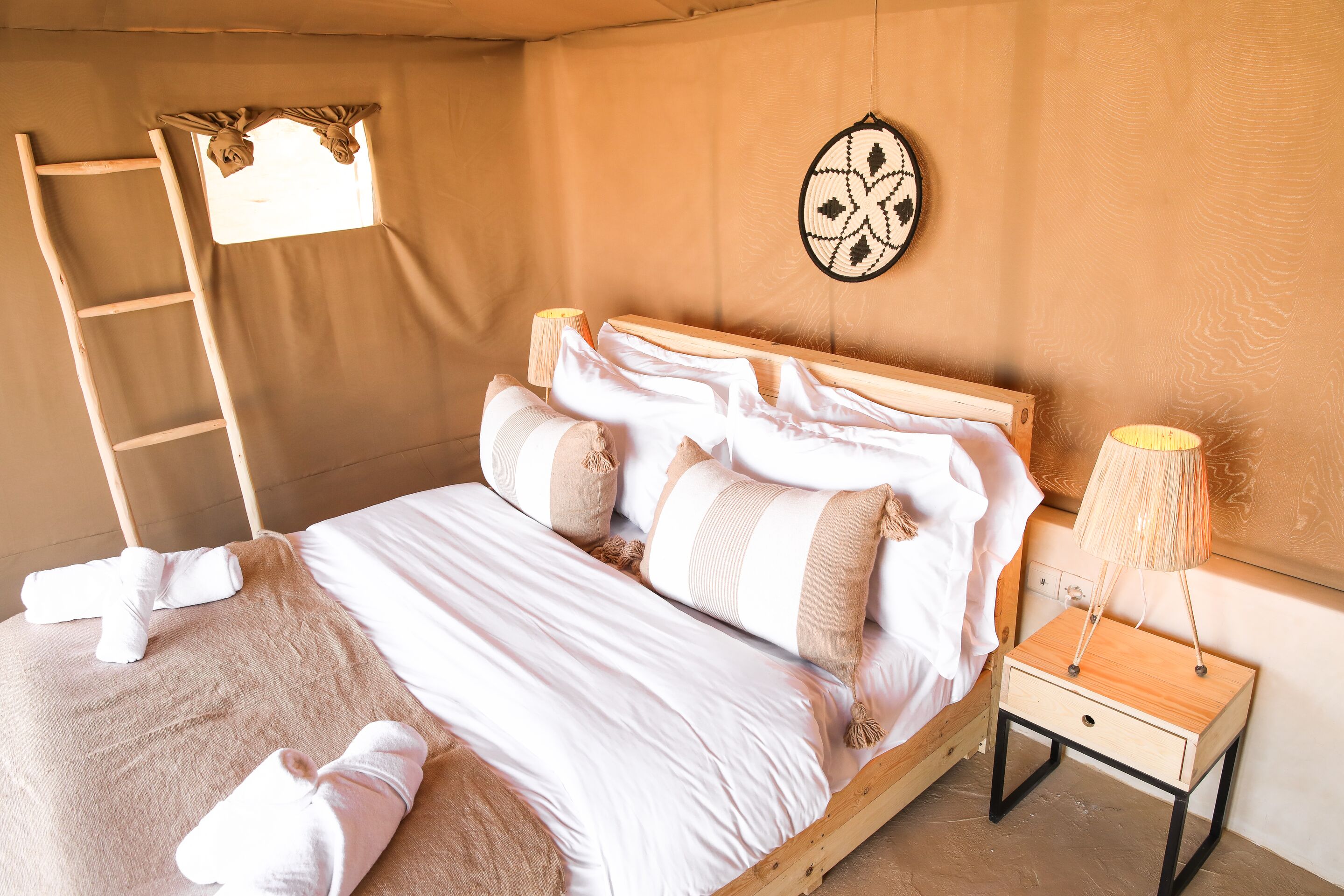 Tent with Shared Bathroom