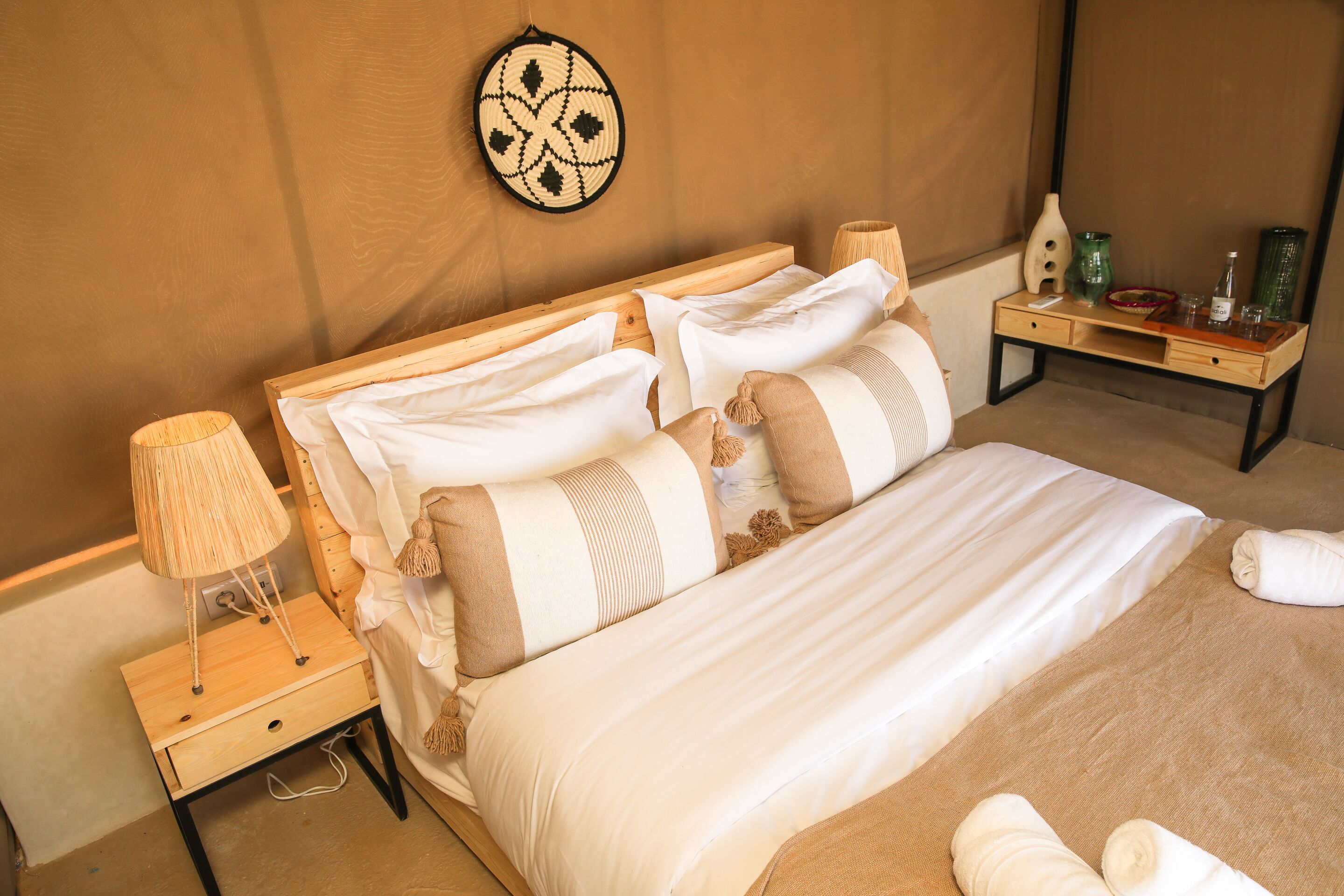 Tent with Shared Bathroom