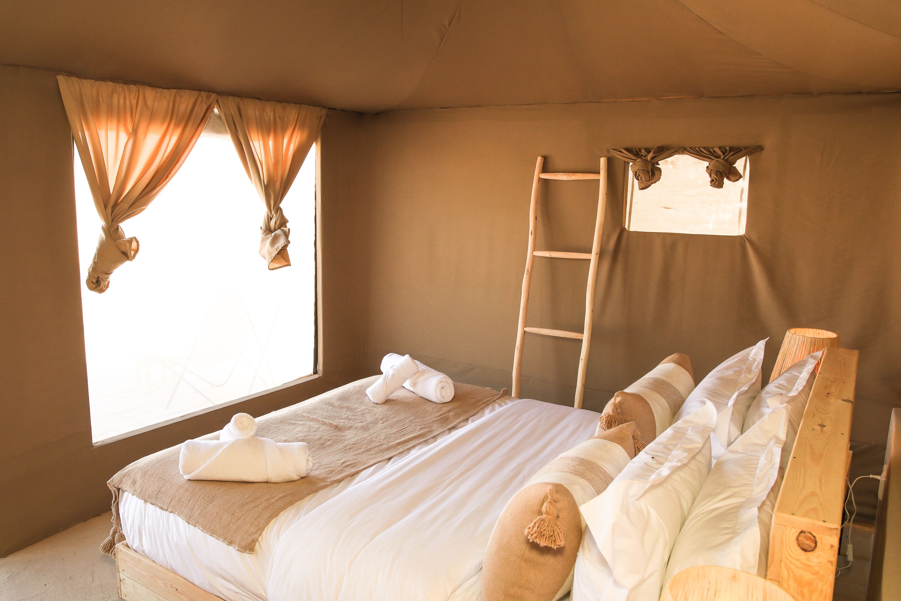 Tent with Shared Bathroom