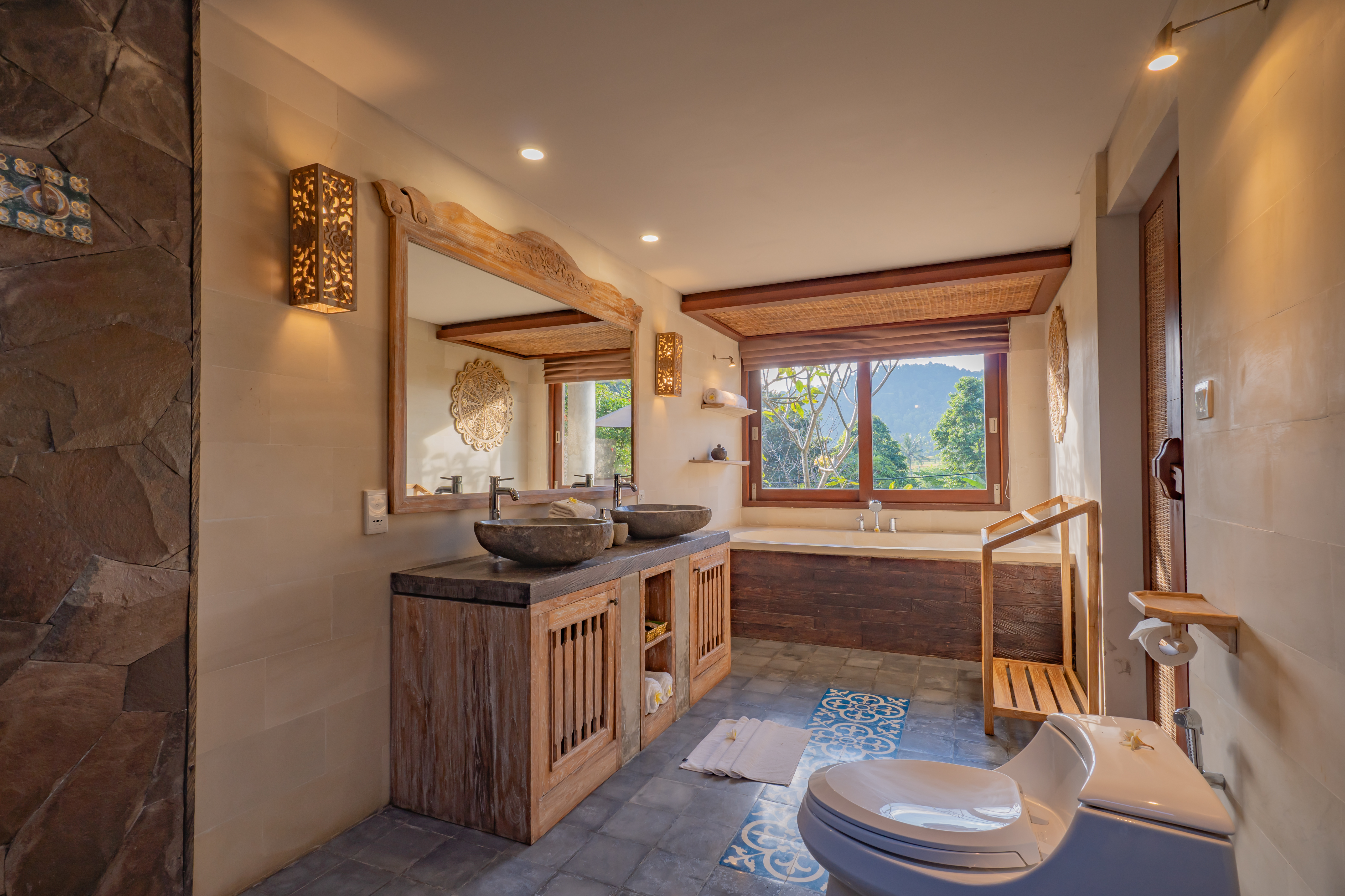 Villa Pool View Two Double Beds