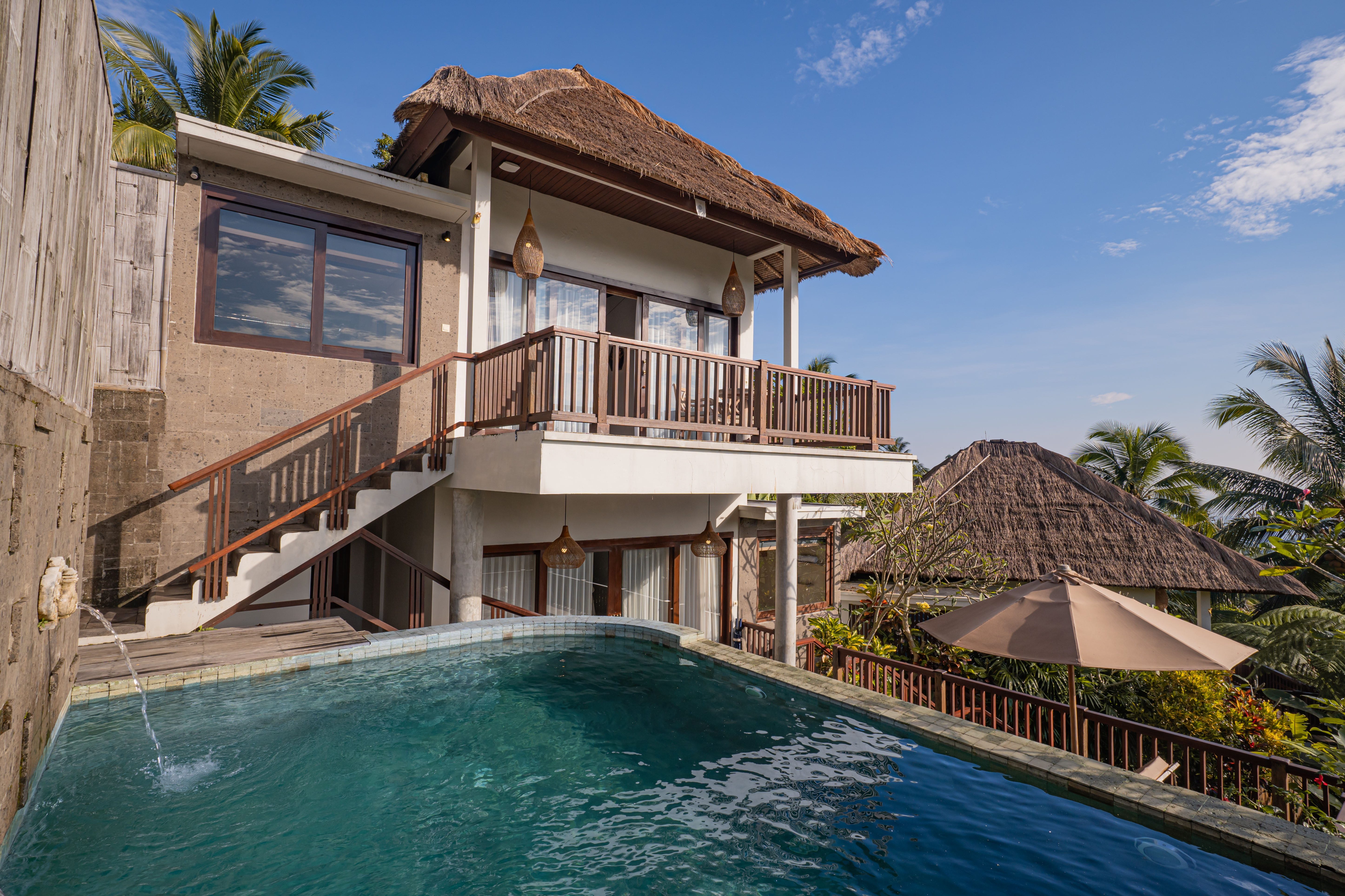 Villa Pool View Two Double Beds