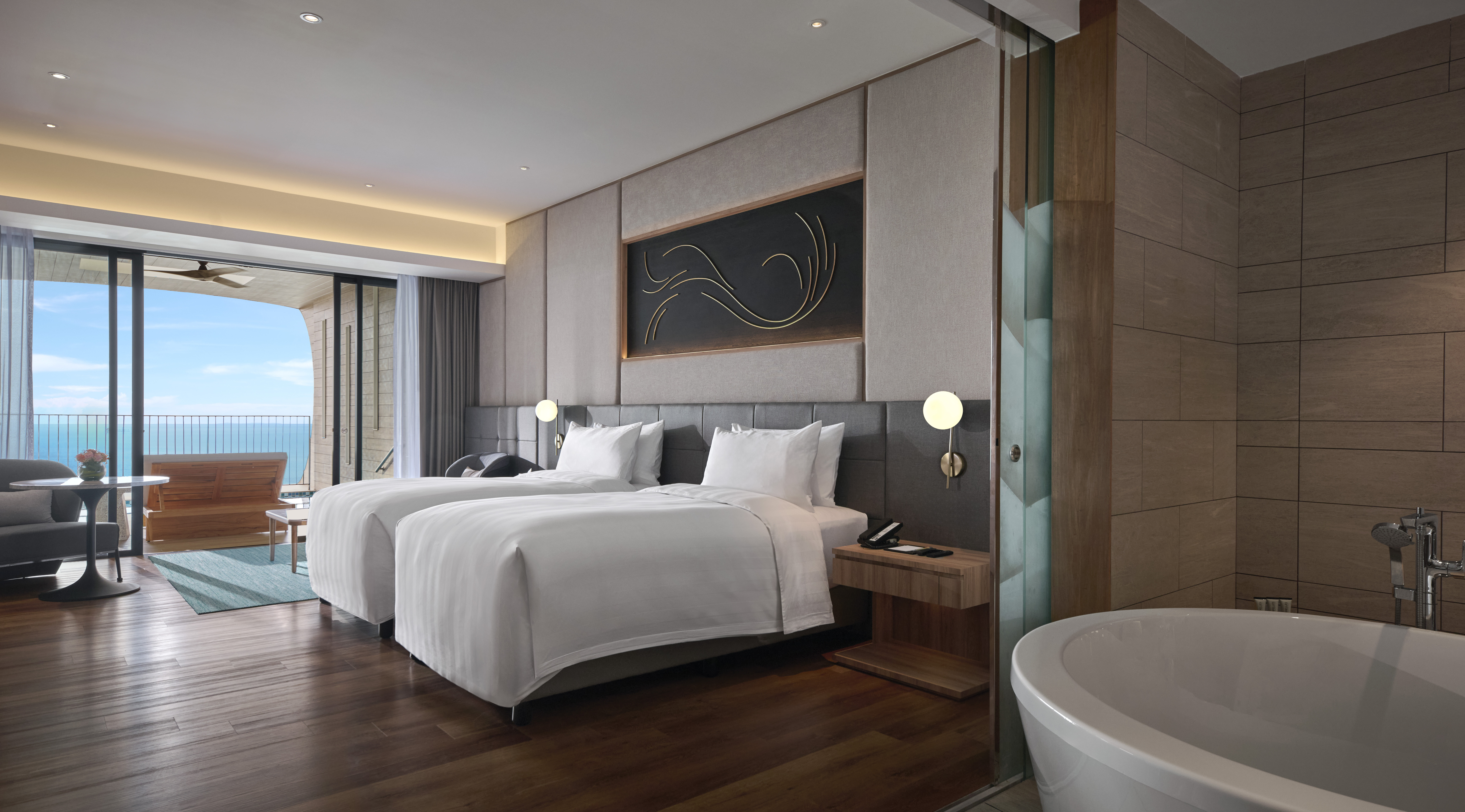 Twin with Private Pool Ocean View