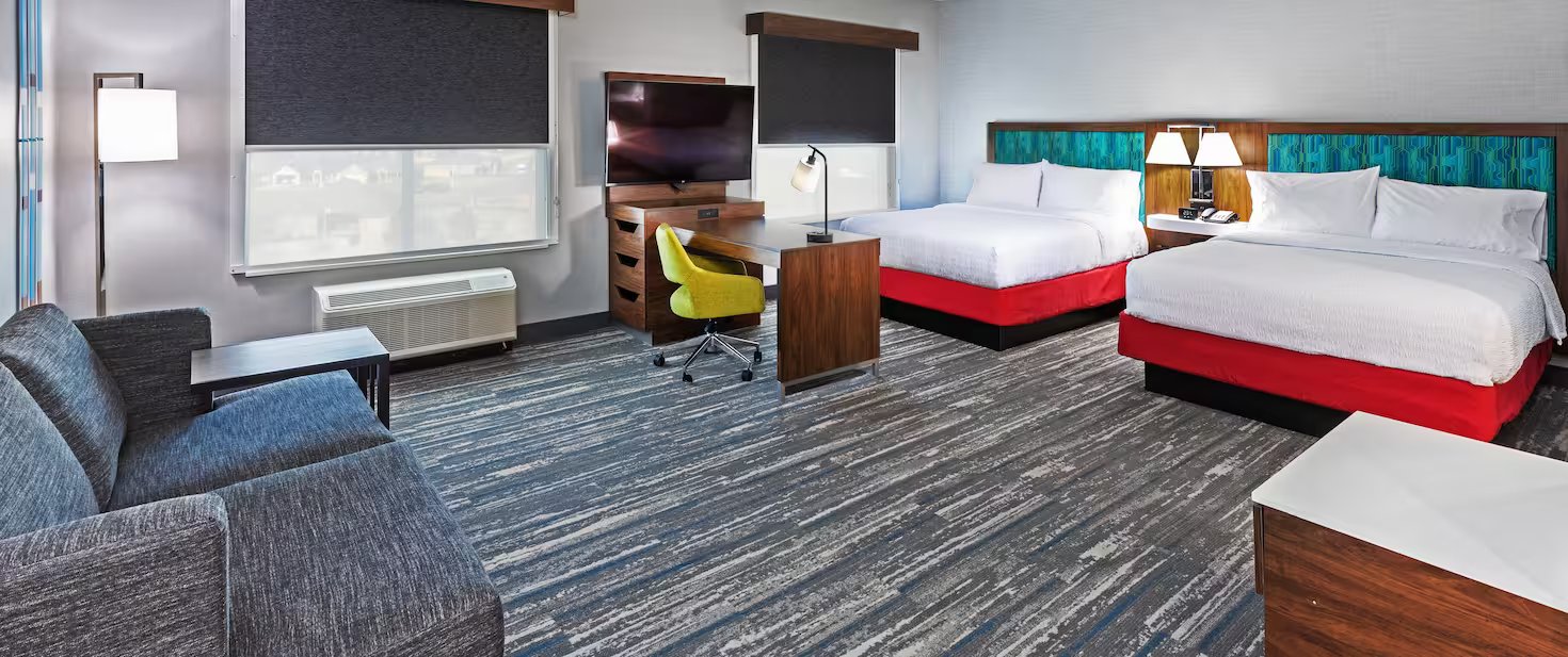 Studio Accessible-two Queen Beds