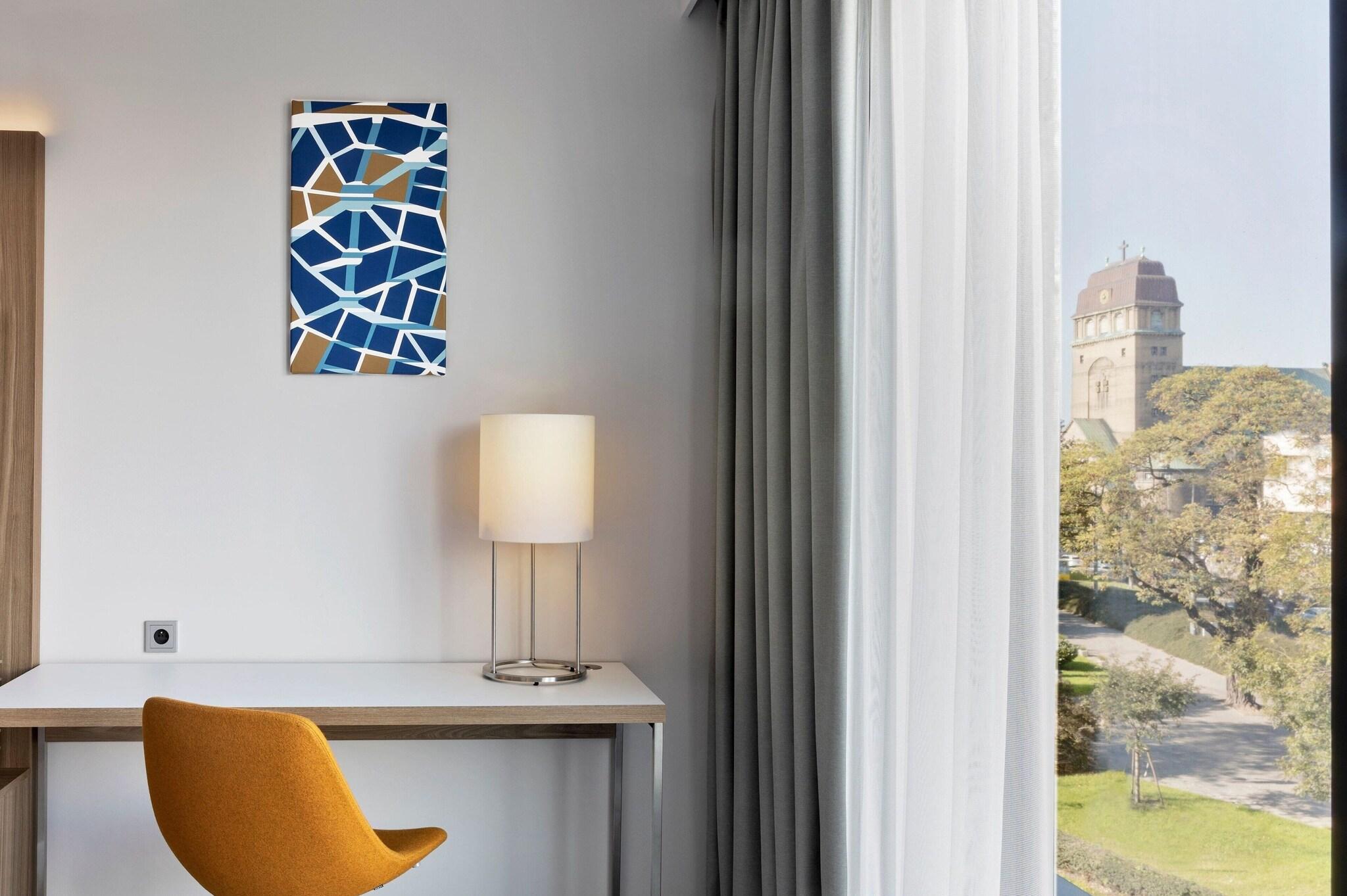 Quadruple City View Two Double Beds